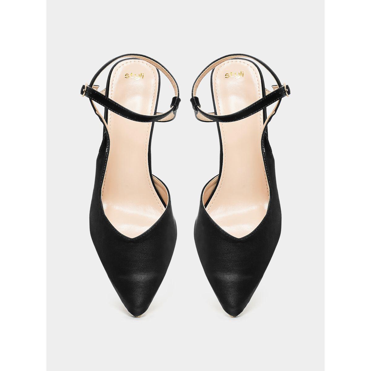 Styli Pointed Toe Ankle Strap Heel Sandals-women-shoes-heels-image-6