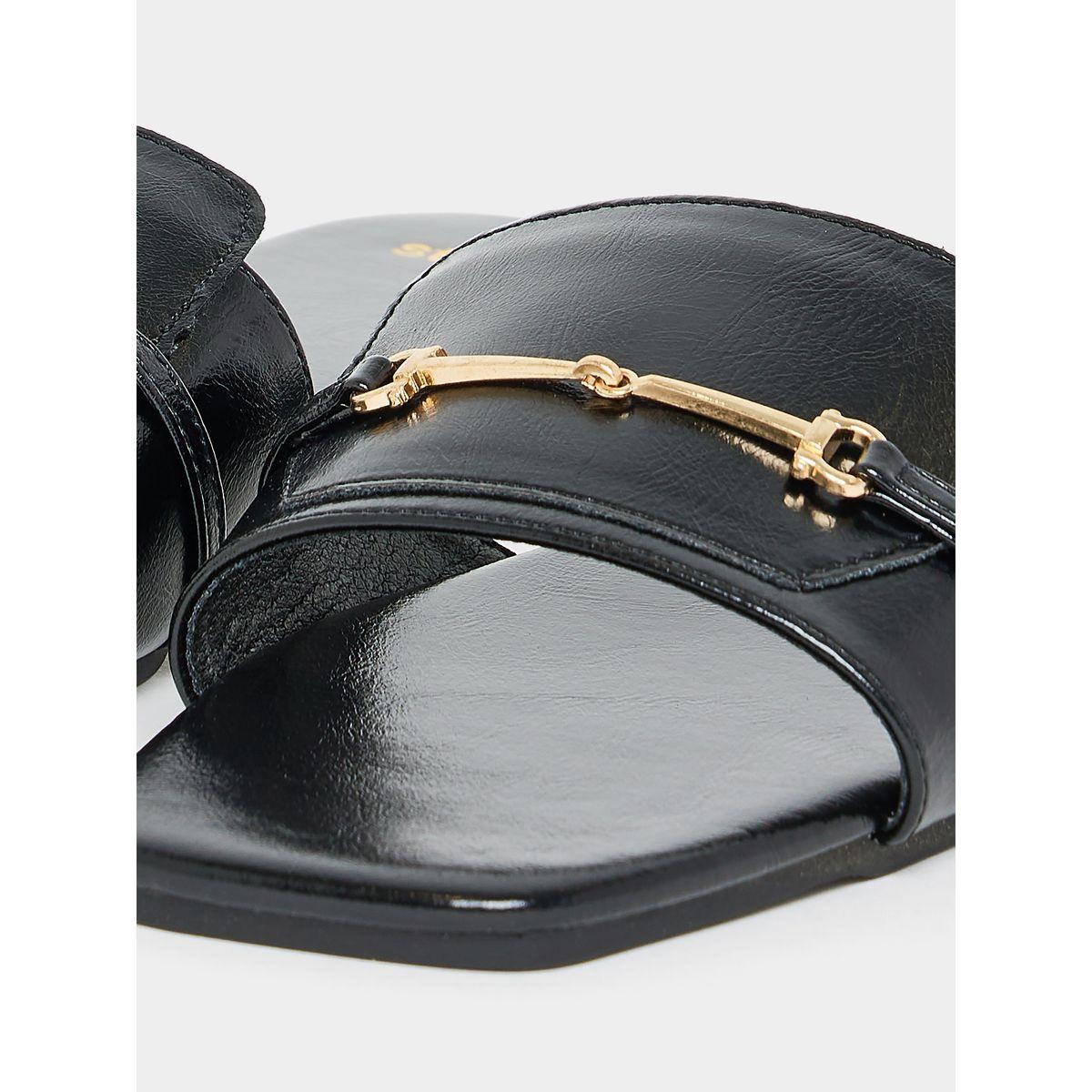 صندل فلات مزين بحلية-women-shoes-sandals-flats-image-6