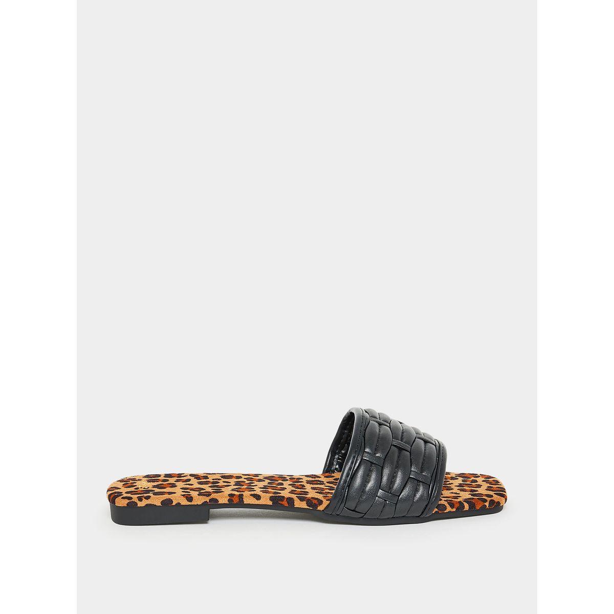 صندل فلات مطبع بطبعة حيوان-women-shoes-sandals-flats-image-2