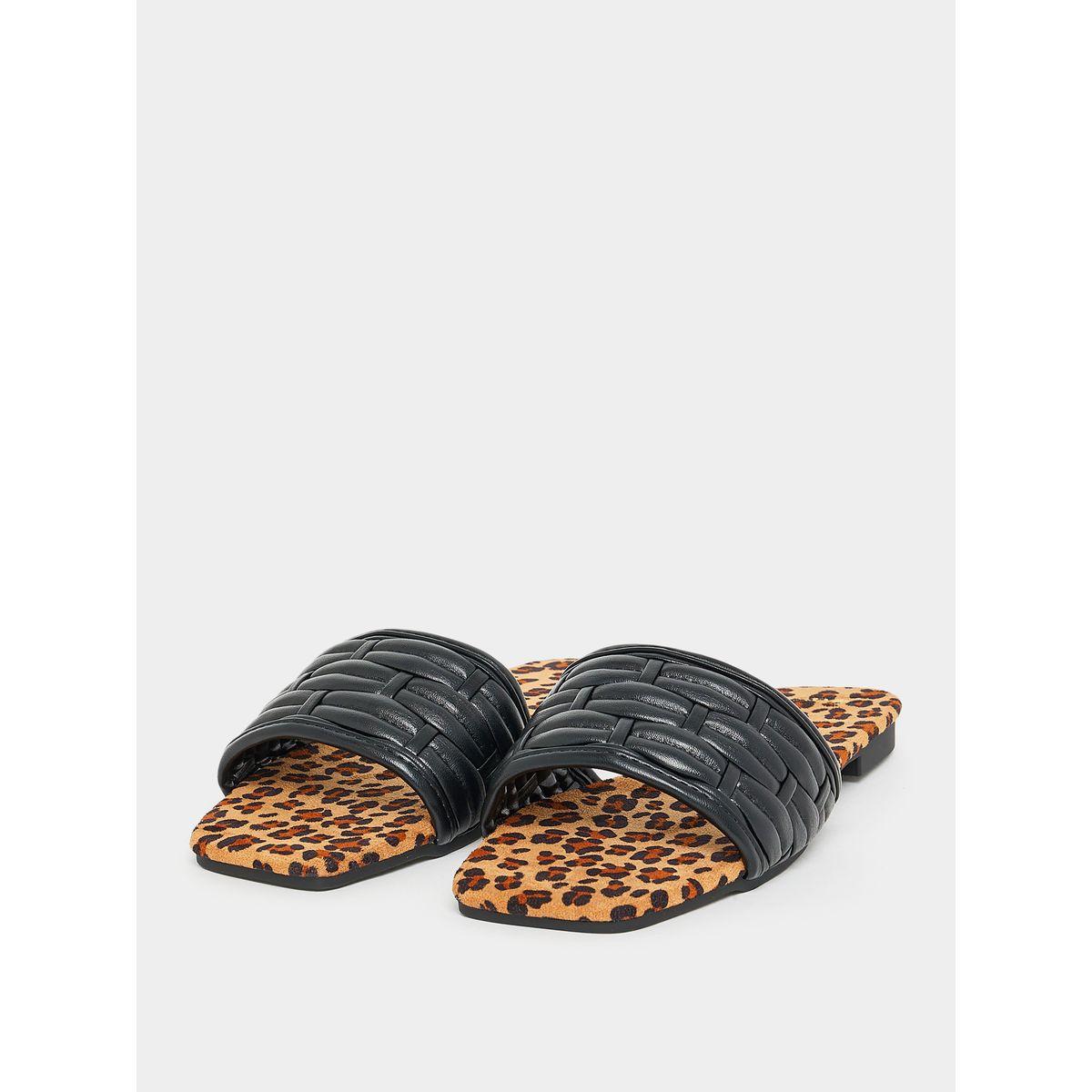 Styli Animal Print Footbed Flat Sandals-women-shoes-sandals-flats-image-3