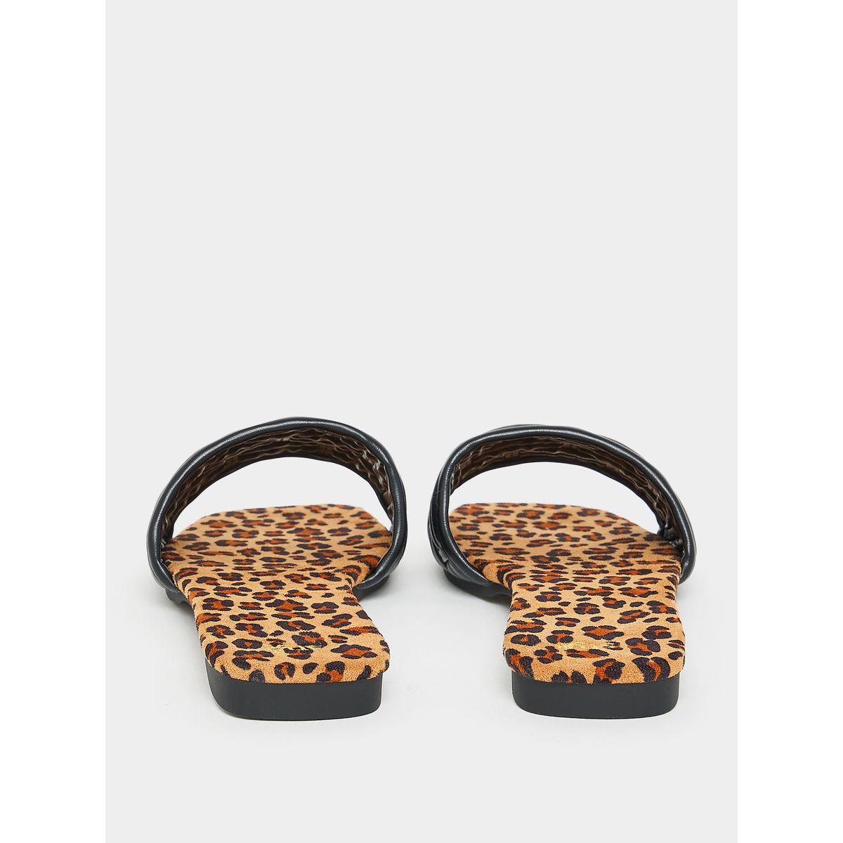 Styli Animal Print Footbed Flat Sandals-women-shoes-sandals-flats-image-4