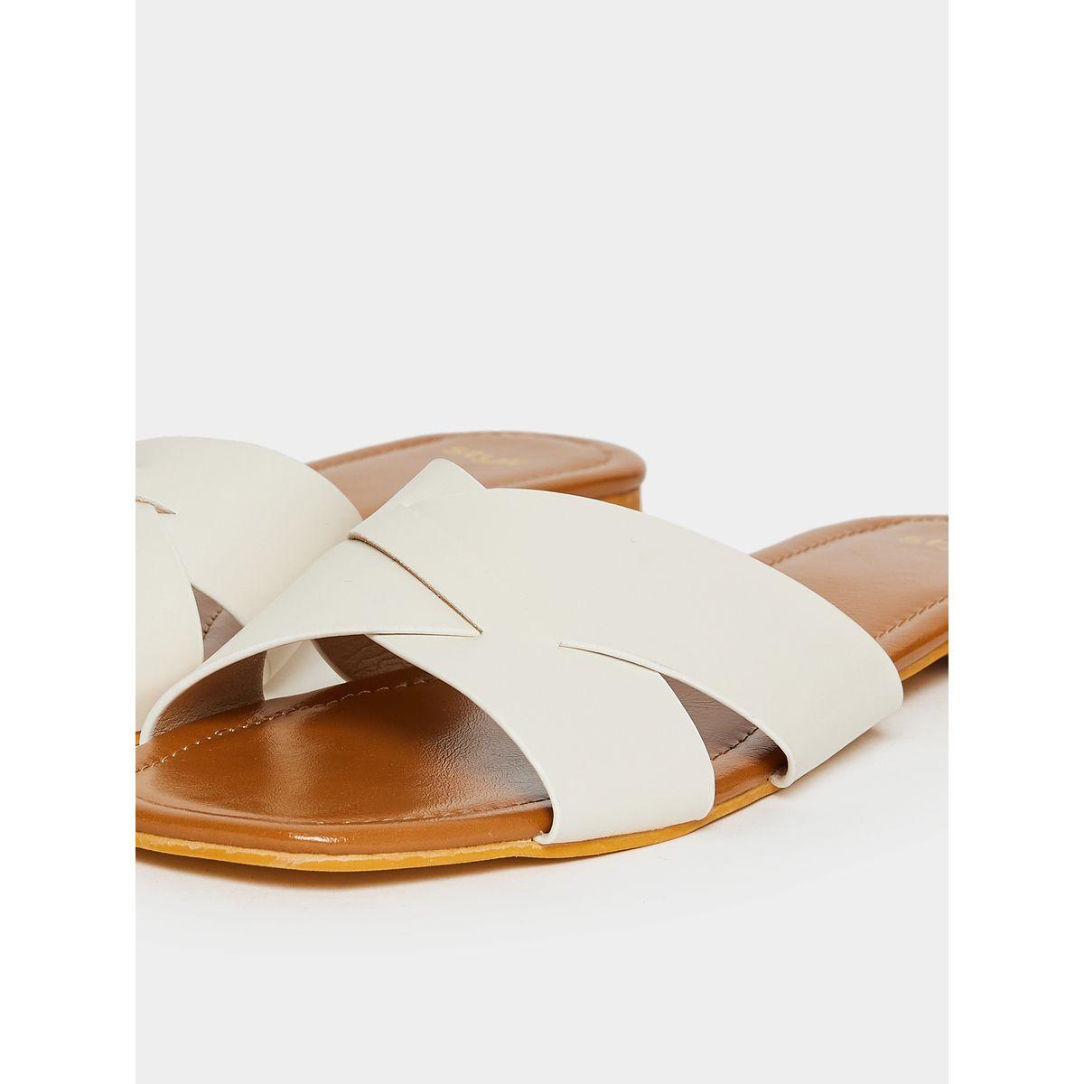 Styli Cross Band Strap Flat Sandals-women-shoes-sandals-flats-image-5