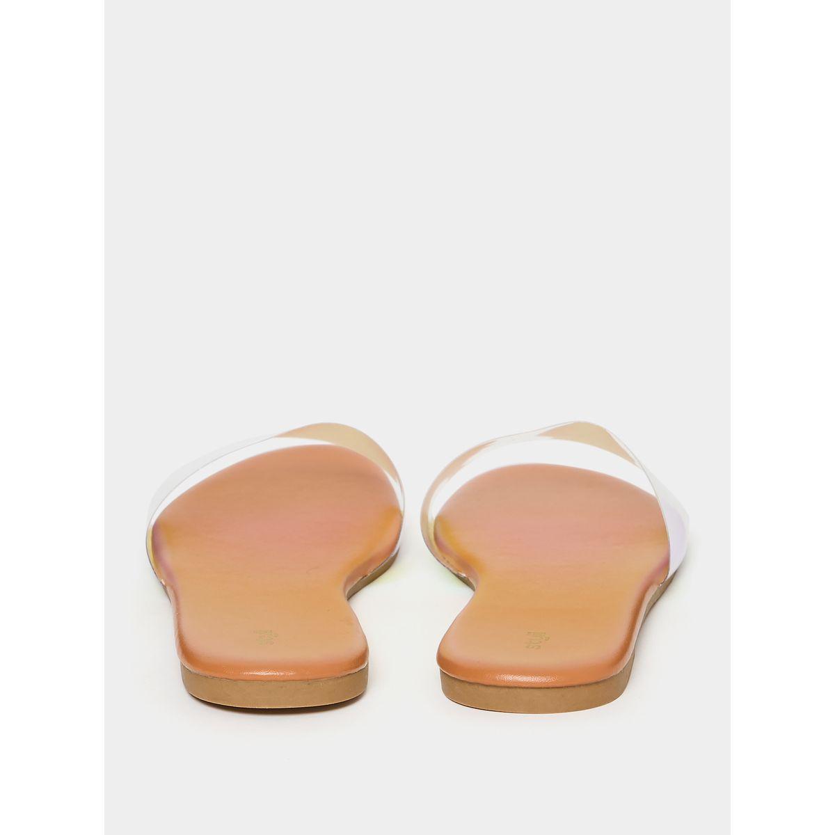Styli Iridescent Strap Flat Sandal-women-shoes-sandals-flats-image-4