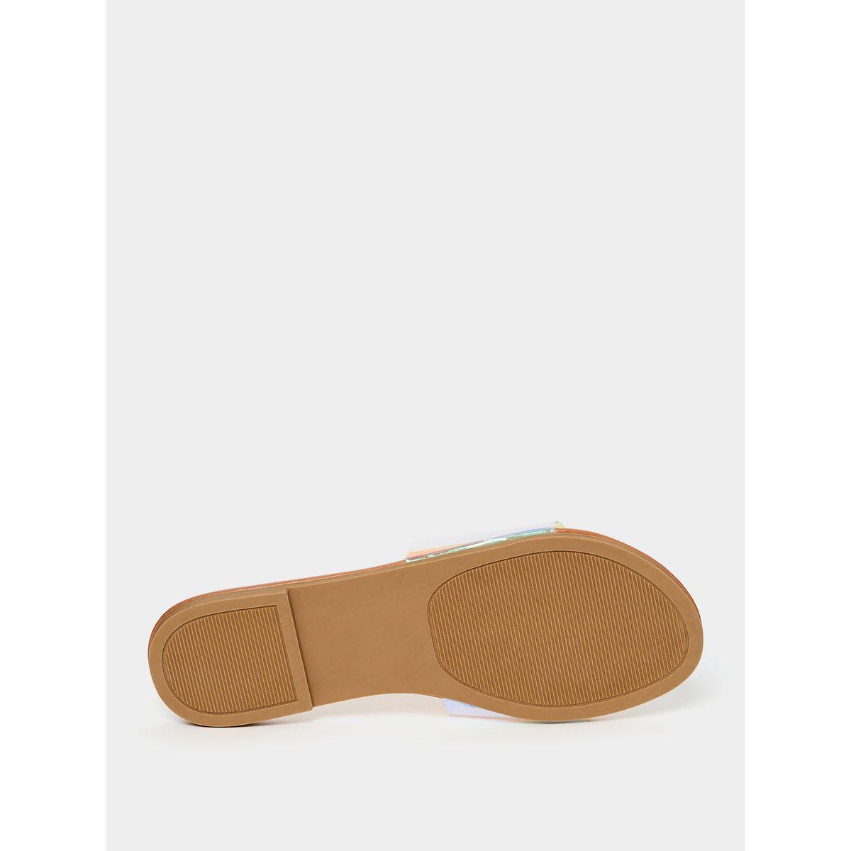 Styli Iridescent Strap Flat Sandal-women-shoes-sandals-flats-image-7