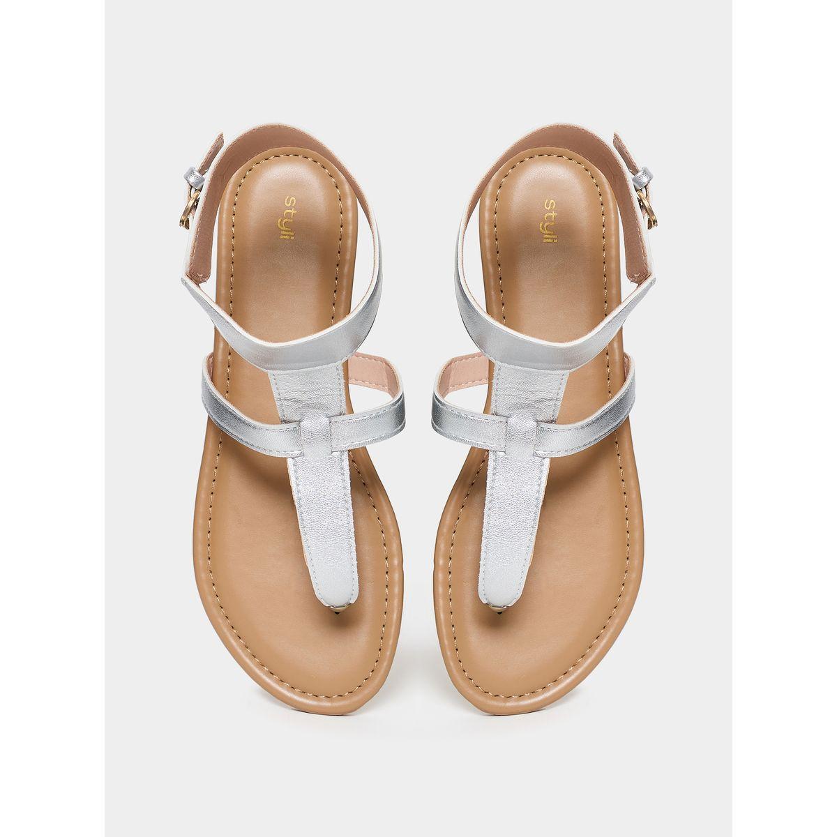 صندل فلات بسير كاحل-women-shoes-sandals-flats-image-5