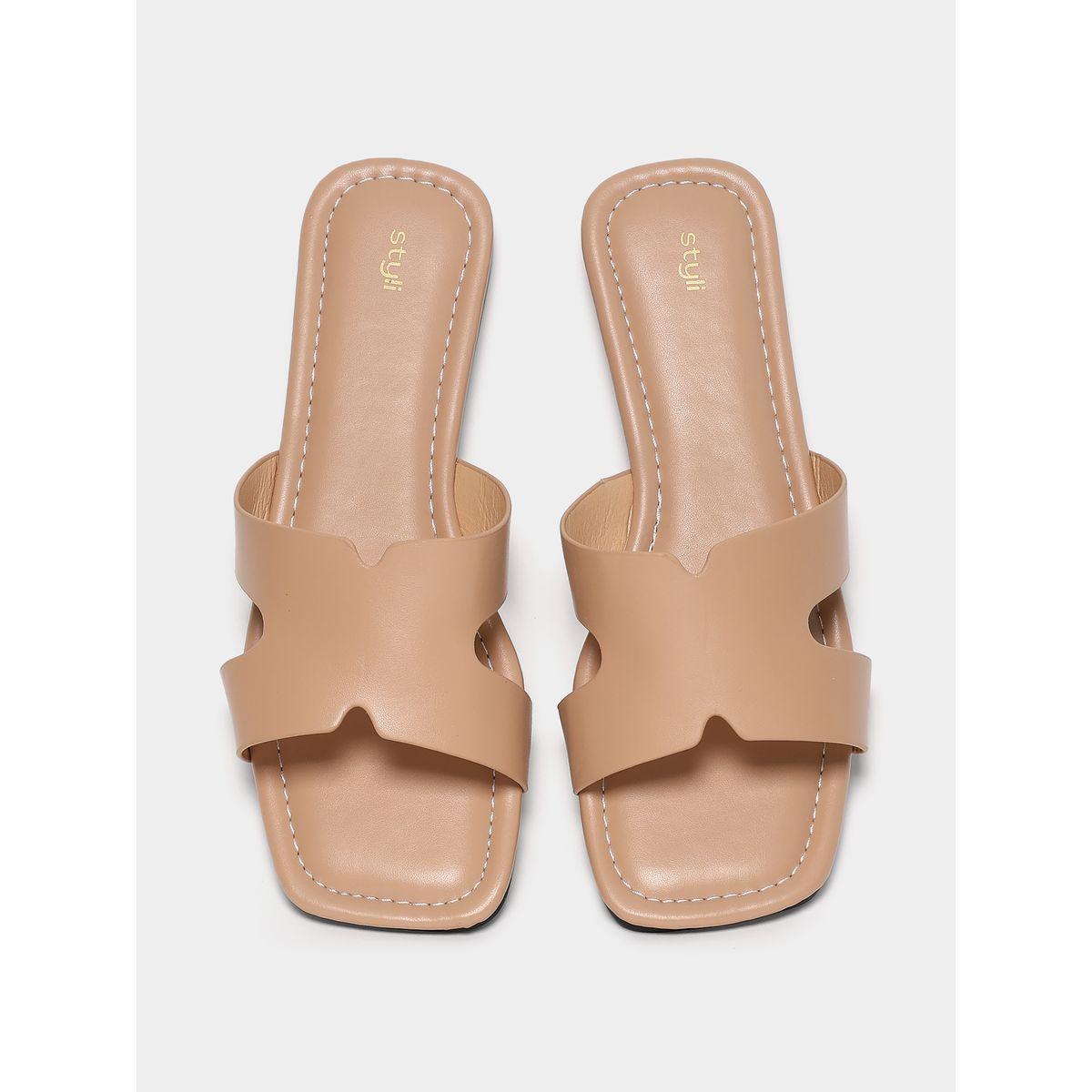 Styli Wide Strap Flat Sandals-women-shoes-sandals-flats-image-5