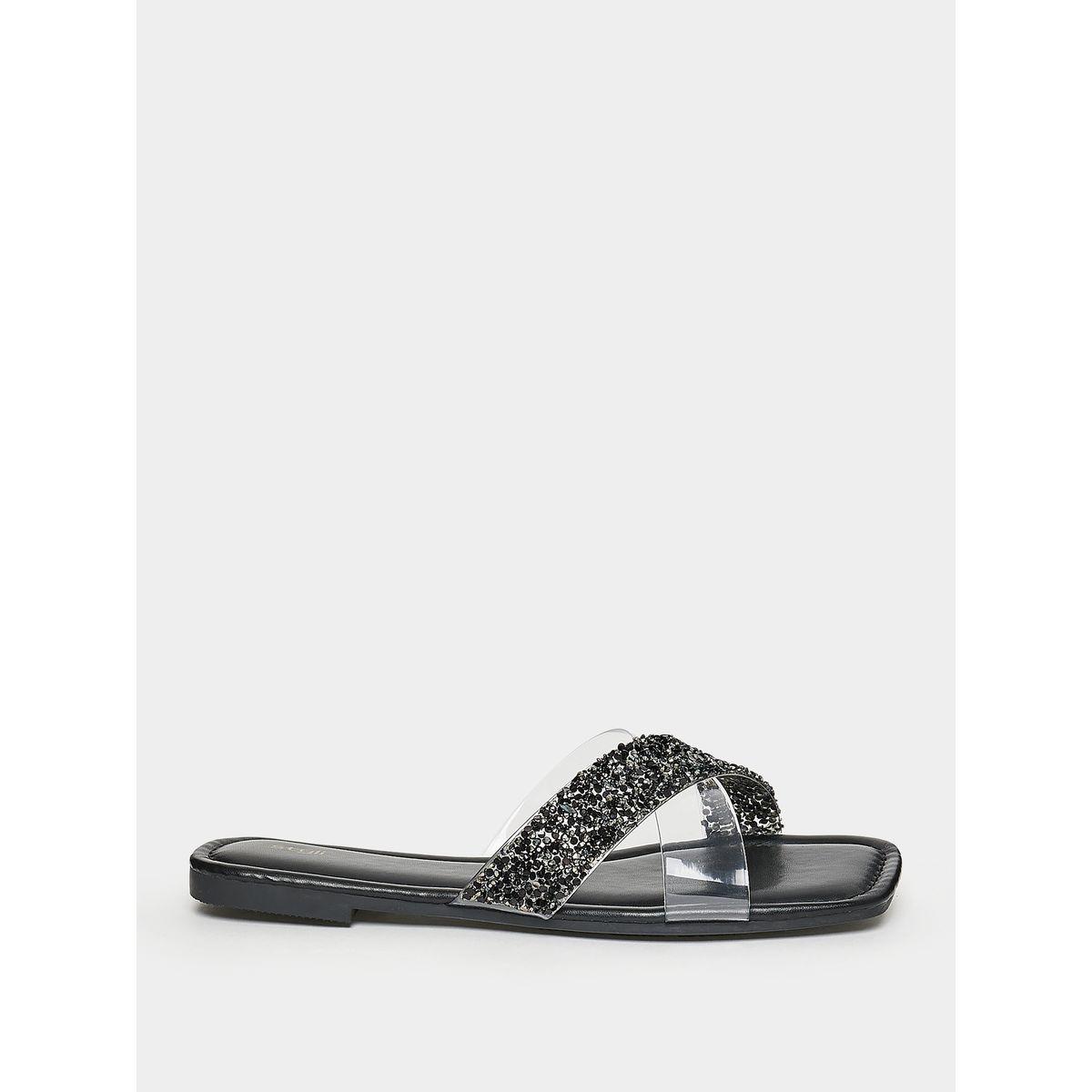 صندل فلات بسيور كروس-women-shoes-sandals-flats-image-2