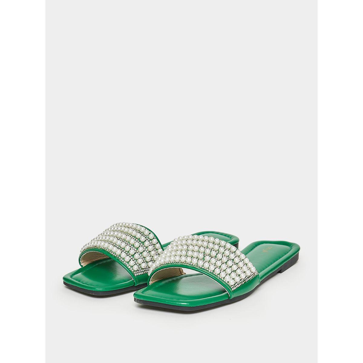 Styli Embellished Strap Flat Sandals-women-shoes-sandals-flats-image-3