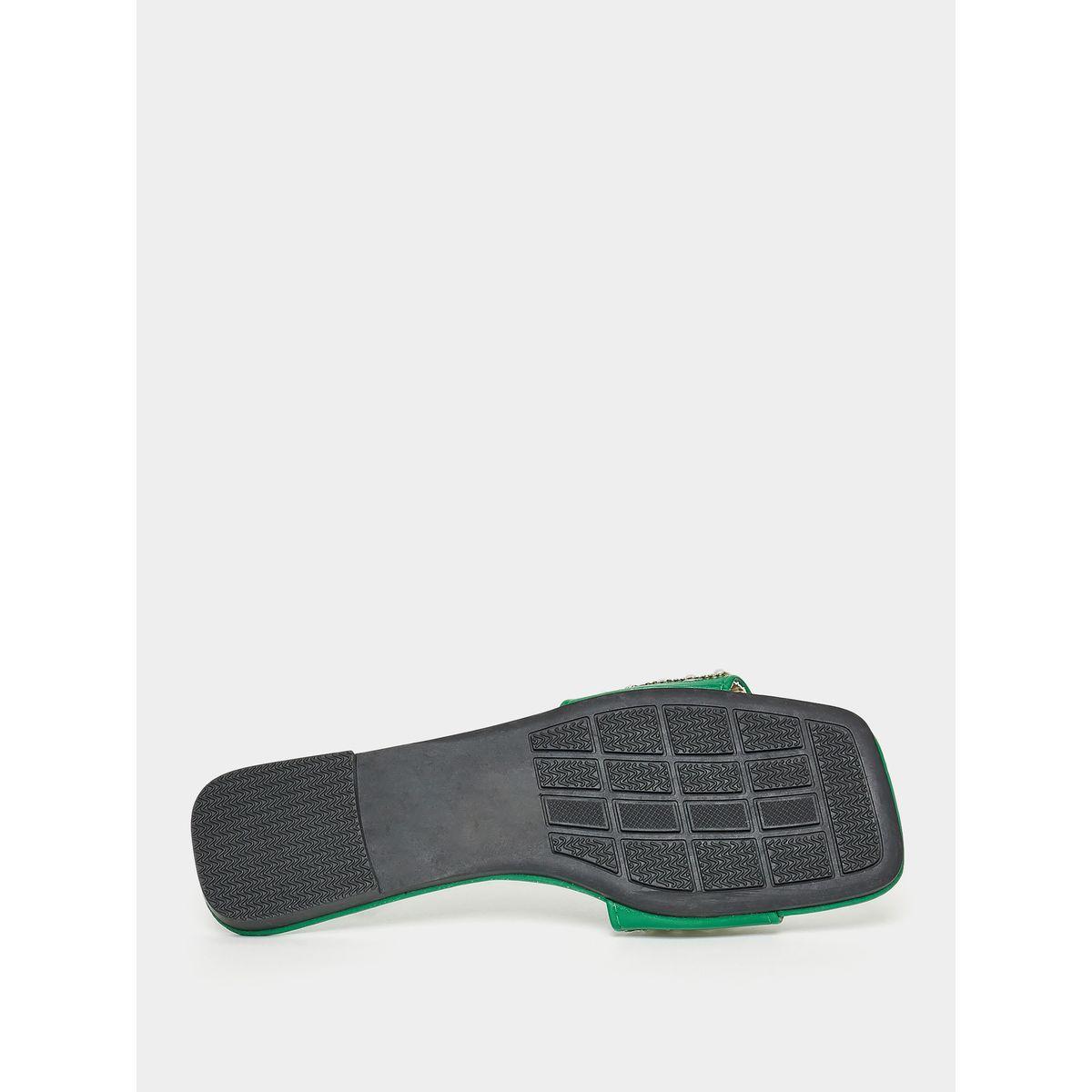 صندل فلات بسير منمق باللؤلؤ-women-shoes-sandals-flats-image-1