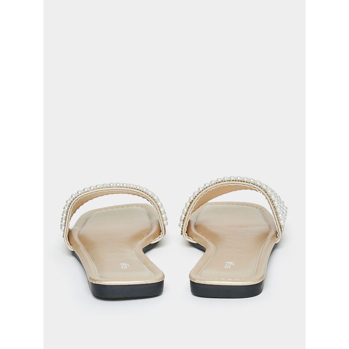Styli Embellished Strap Flat Sandals-women-shoes-sandals-flats-image-4