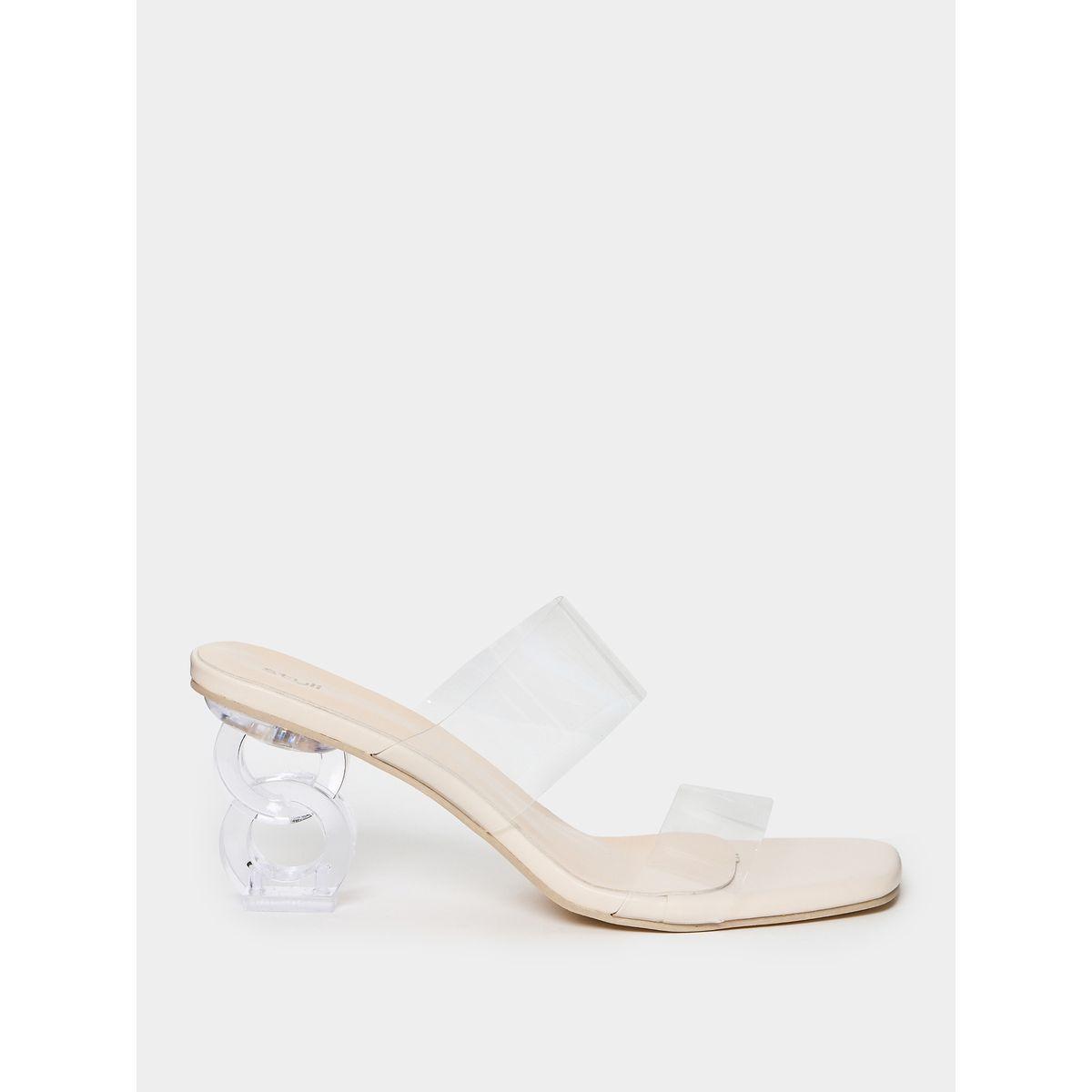 صندل كاجوال بسيور شفافة-women-shoes-heels-image-2
