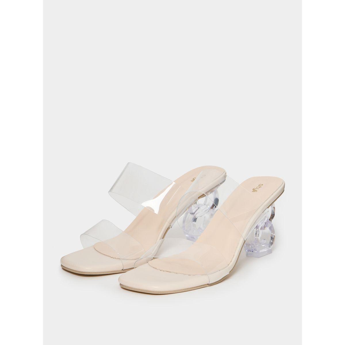 صندل كاجوال بسيور شفافة-women-shoes-heels-image-3