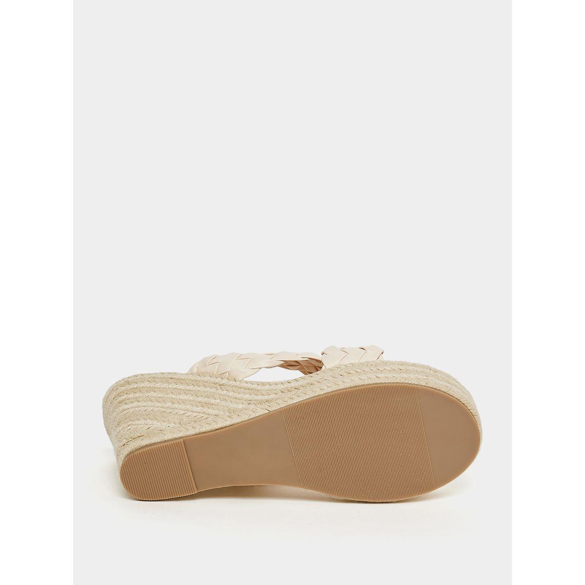 Styli Braided Cross Band Wedge Sandals-women-shoes-heels-image-7