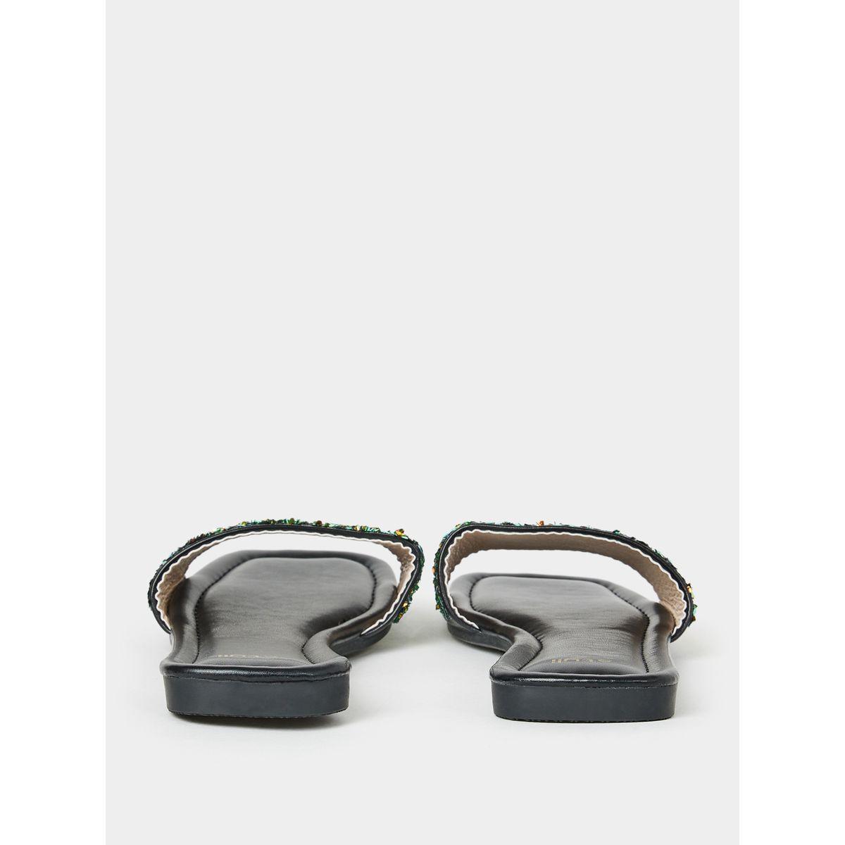 Styli Embellished Strap Flat Sandals-women-shoes-sandals-flats-image-3