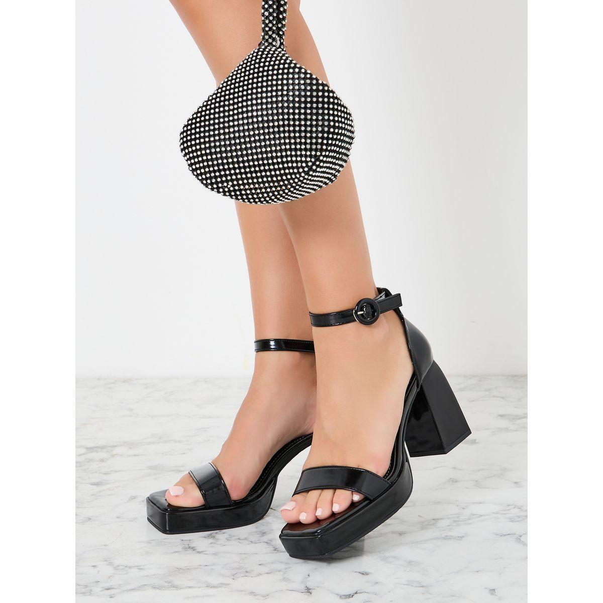 Styli Ankle Strap Block Heel Sandals-women-shoes-heels-image-1