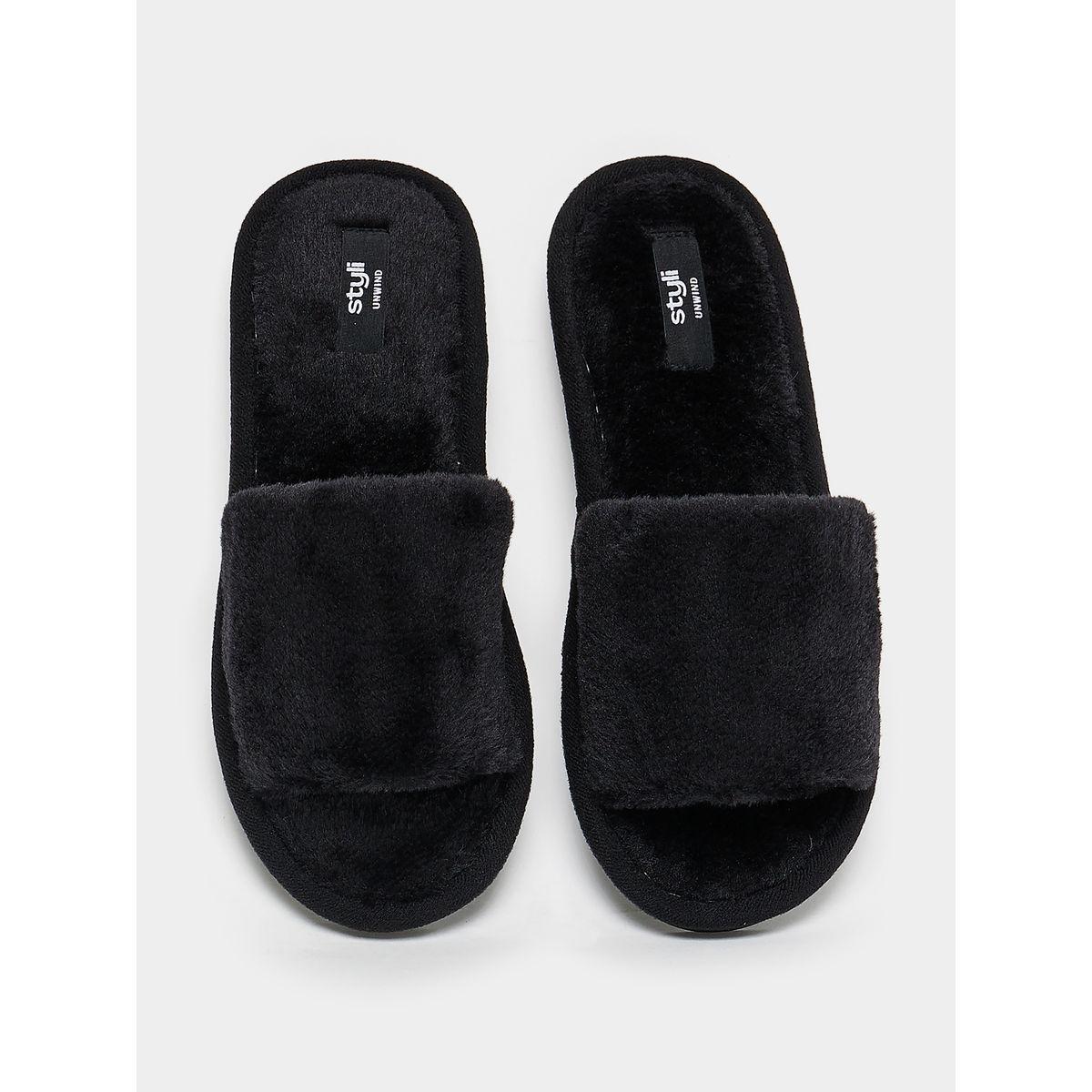 شبشب غرفة نوم بفرو صناعي-women-shoes-bedroomslippers-image-4