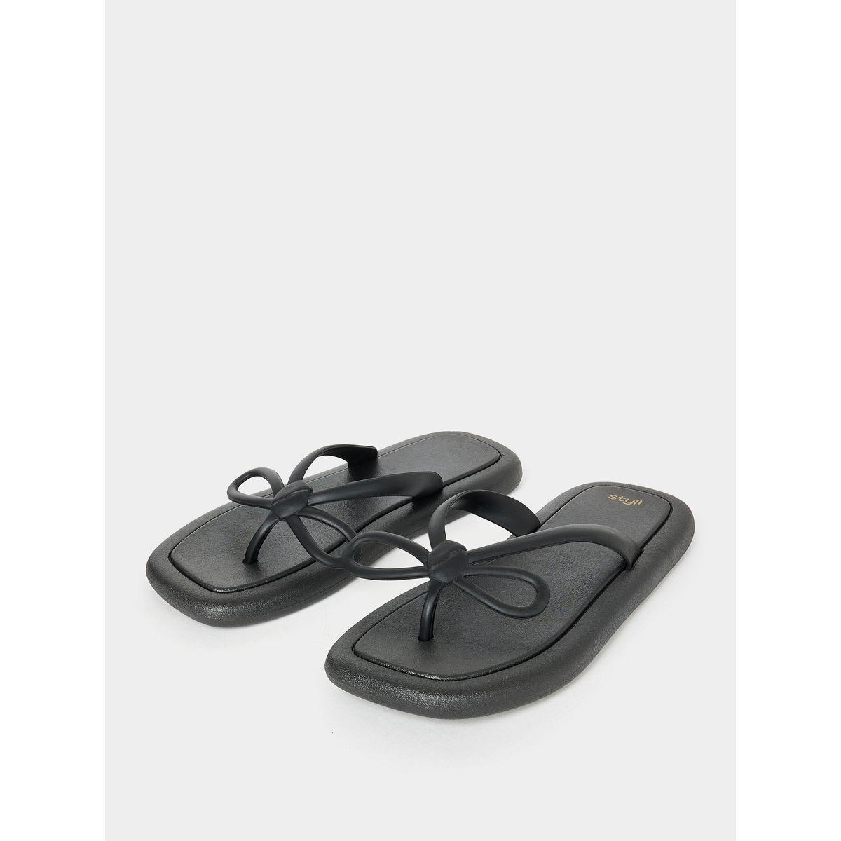Styli Bow Strap Flip Flops-women-shoes-flipflopsandslides-image-3