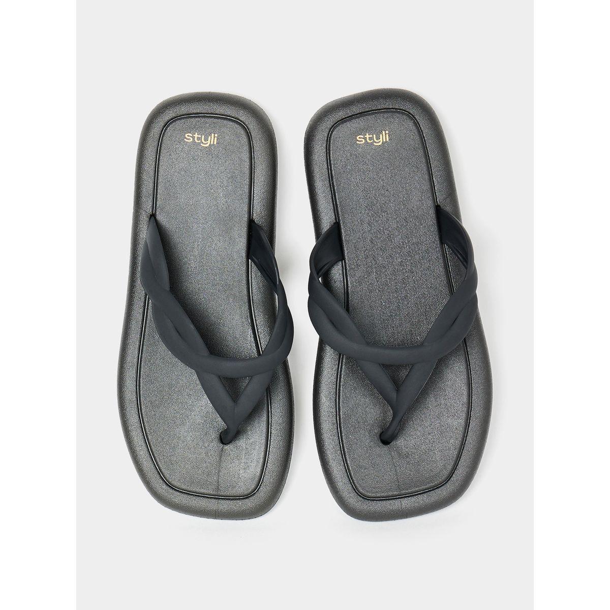 Styli Braided Strap Flip Flops-women-shoes-flipflopsandslides-image-6