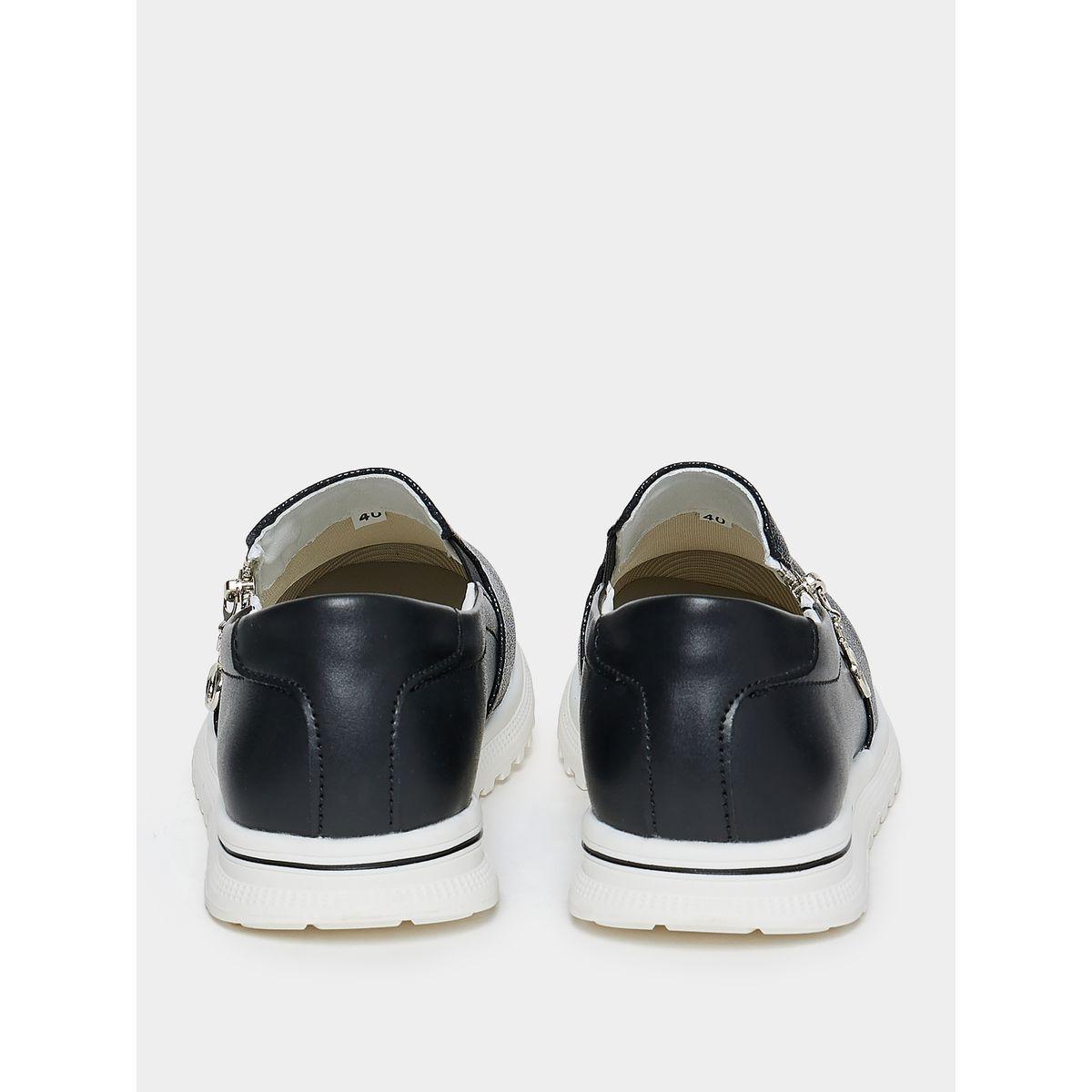 Styli Shimmer Look Zip Detail Casual Shoes-women-shoes-sneakers-image-4