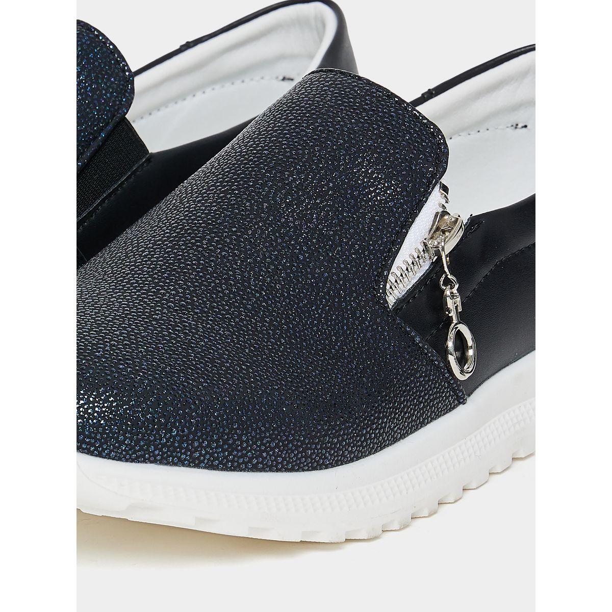 Styli Shimmer Look Zip Detail Casual Shoes-women-shoes-sneakers-image-6