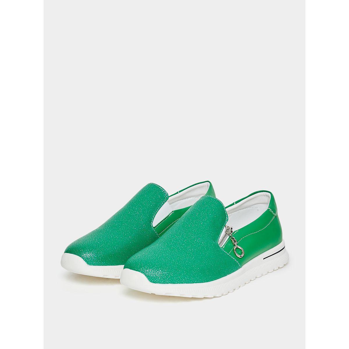 Styli Shimmer Look Zip Detail Casual Shoes-women-shoes-sneakers-image-3