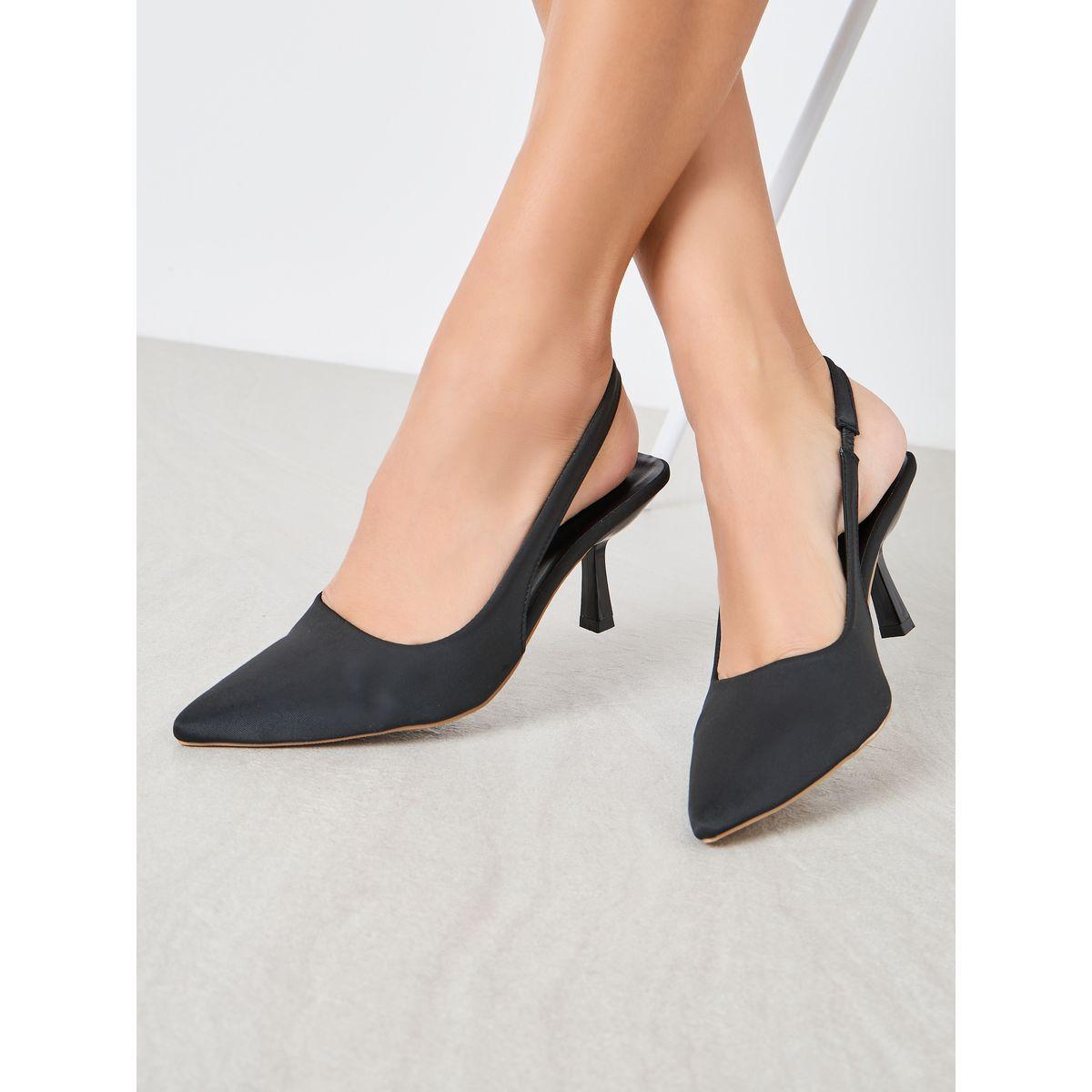 Styli Solid Pointed Toe Pencil Heel Sandal-women-shoes-heels-image-1