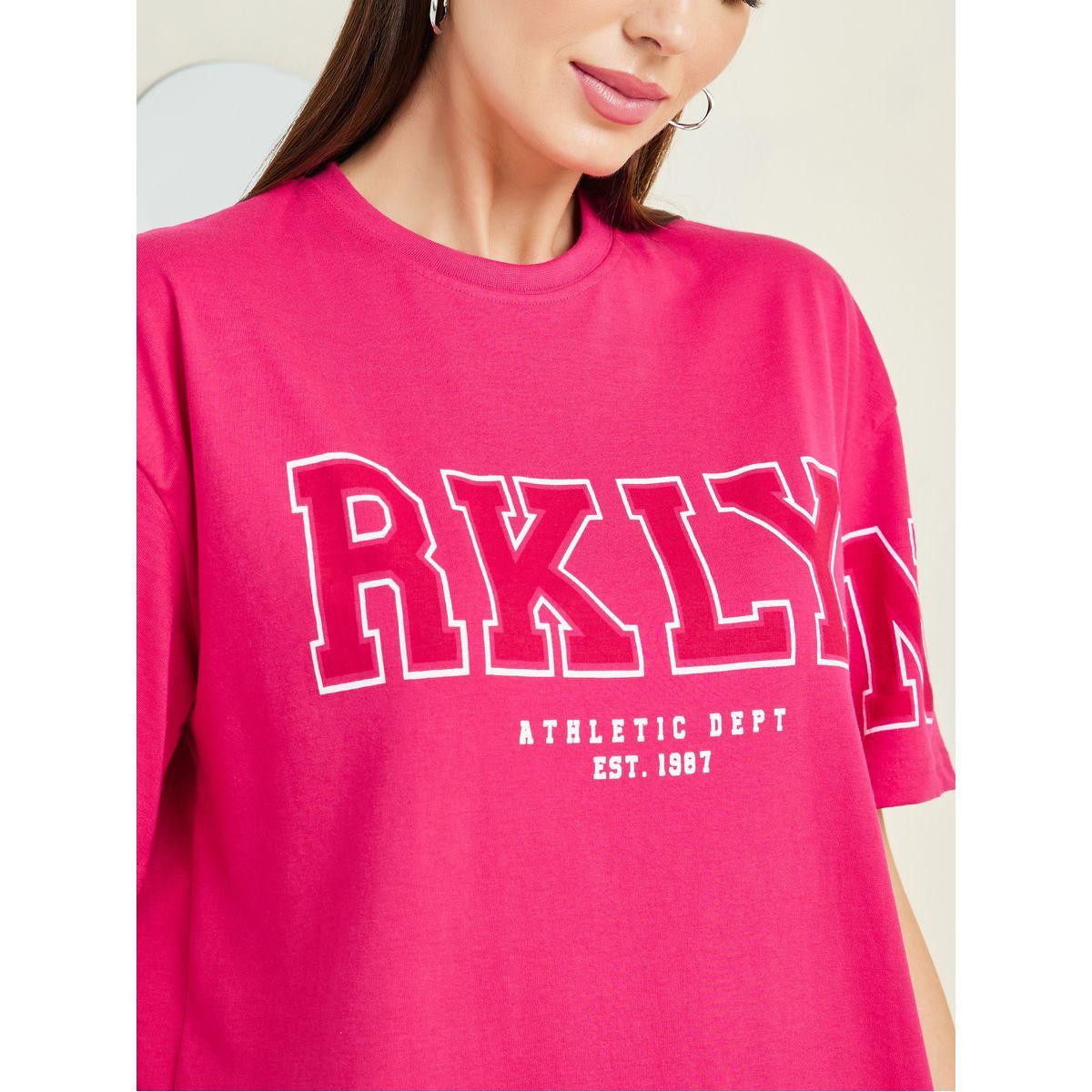 Styli Oversized Brooklyn Print Longline T-Shirt-women-clothing-tshirts-image-4