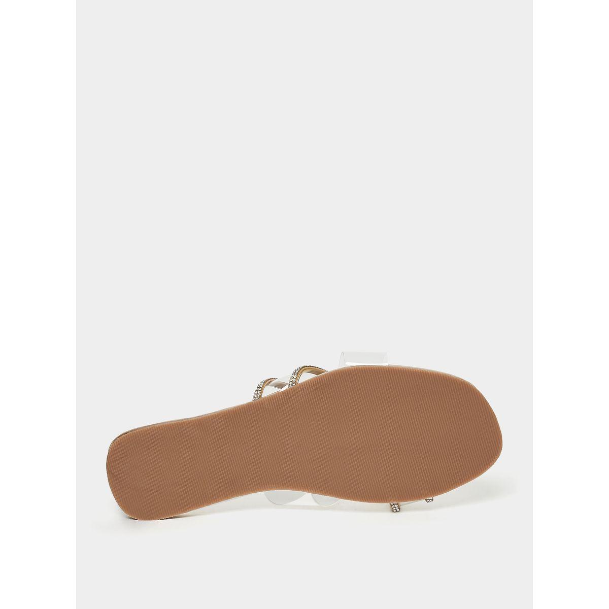 صندل فلات بسيور كروس-women-shoes-sandals-flats-image-7