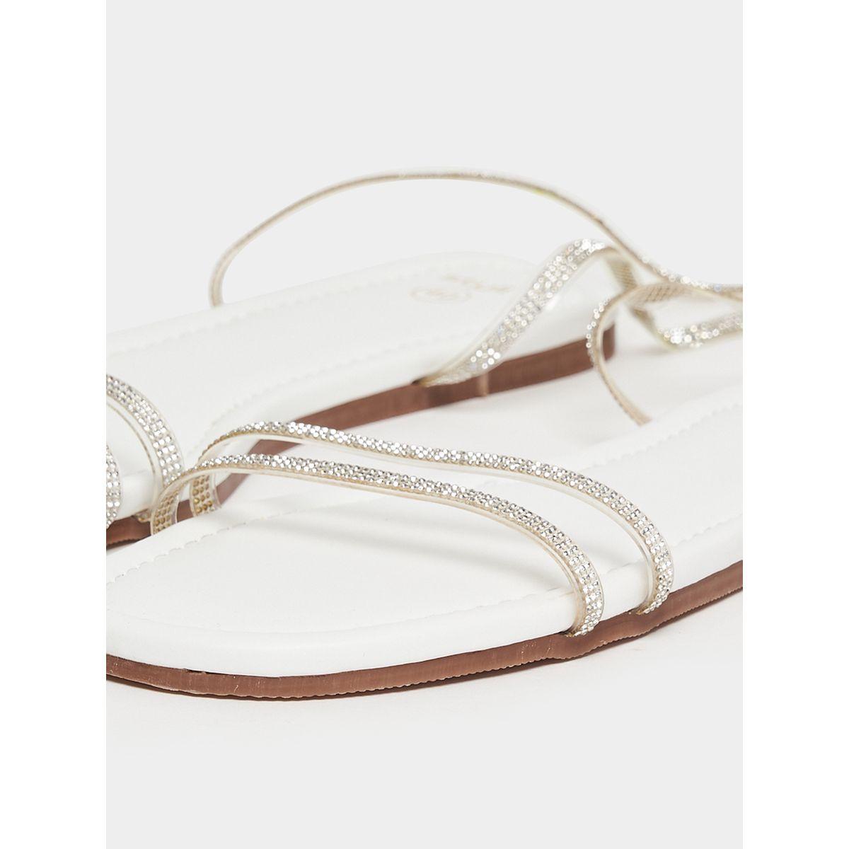 Styli Tie Around Embellished Sandals-women-shoes-sandals-flats-image-5