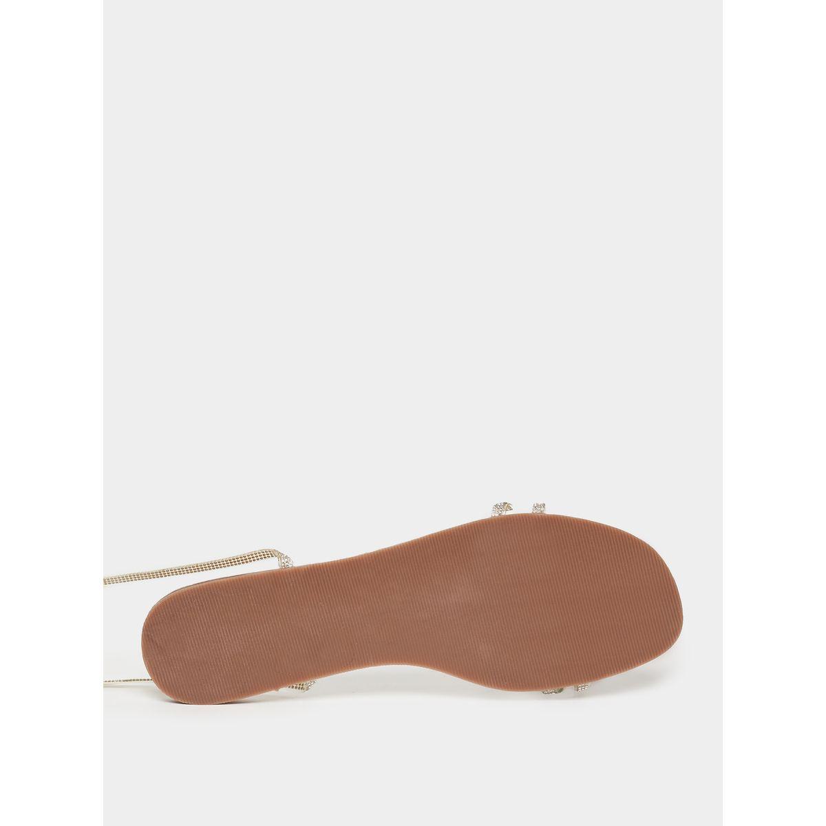 Styli Tie Around Embellished Sandals-women-shoes-sandals-flats-image-6