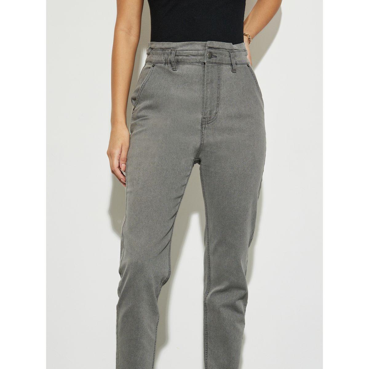 جينز بقصة موم وخصر بيبر باغ-women-clothing-bottoms-jeans-image-3