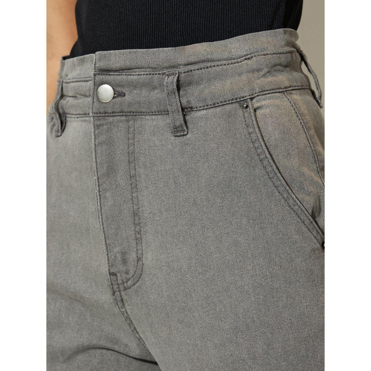 جينز بقصة موم وخصر بيبر باغ-women-clothing-bottoms-jeans-image-4