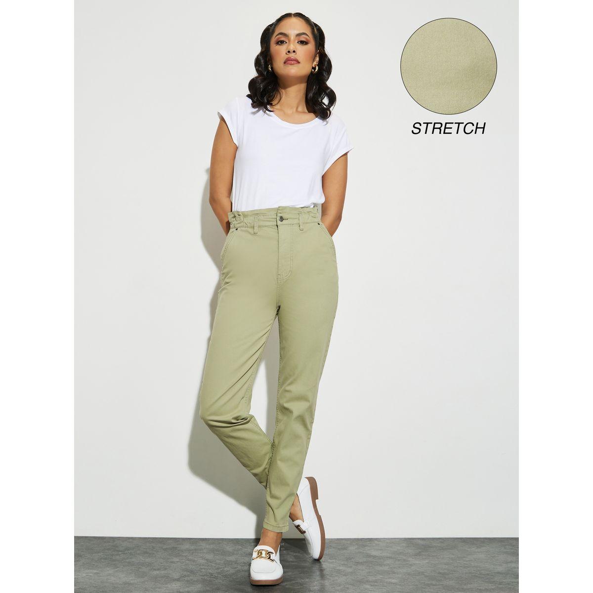جينز بقصة موم وخصر بيبر باغ-women-clothing-bottoms-jeans-image-1
