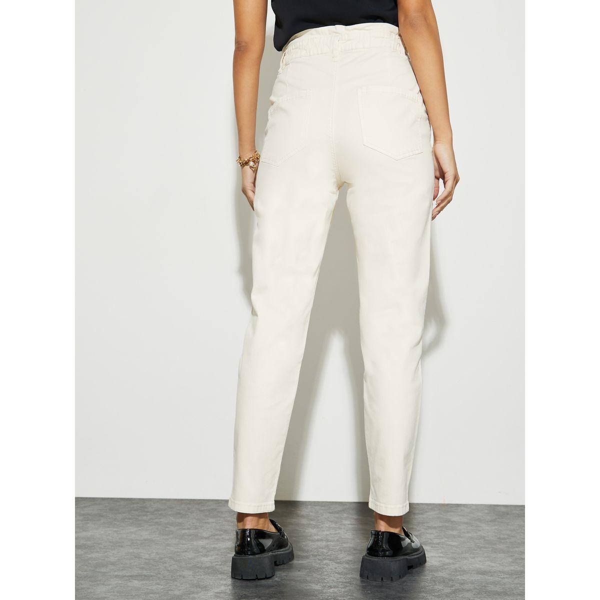 جينز بقصة موم وخصر بيبر باغ-women-clothing-bottoms-jeans-image-5