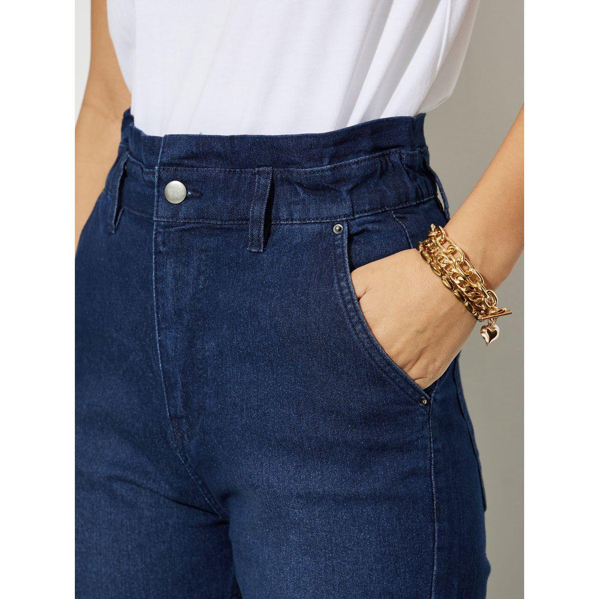 جينز بقصة موم وخصر بيبر باغ-women-clothing-bottoms-jeans-image-4