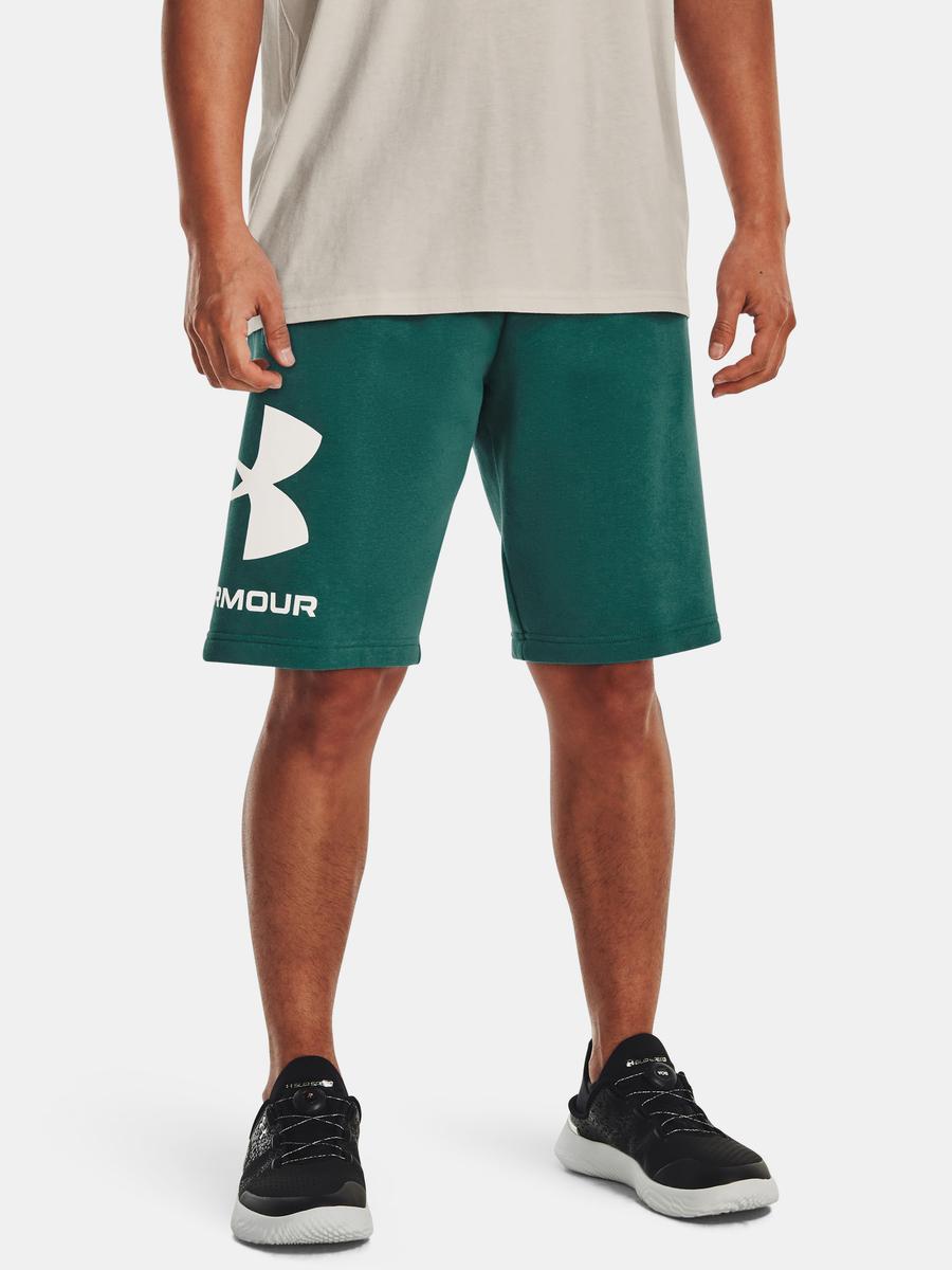 Under Armour Rival Fleece Big Logo Shorts-men-clothing-bottoms-shorts-image-1
