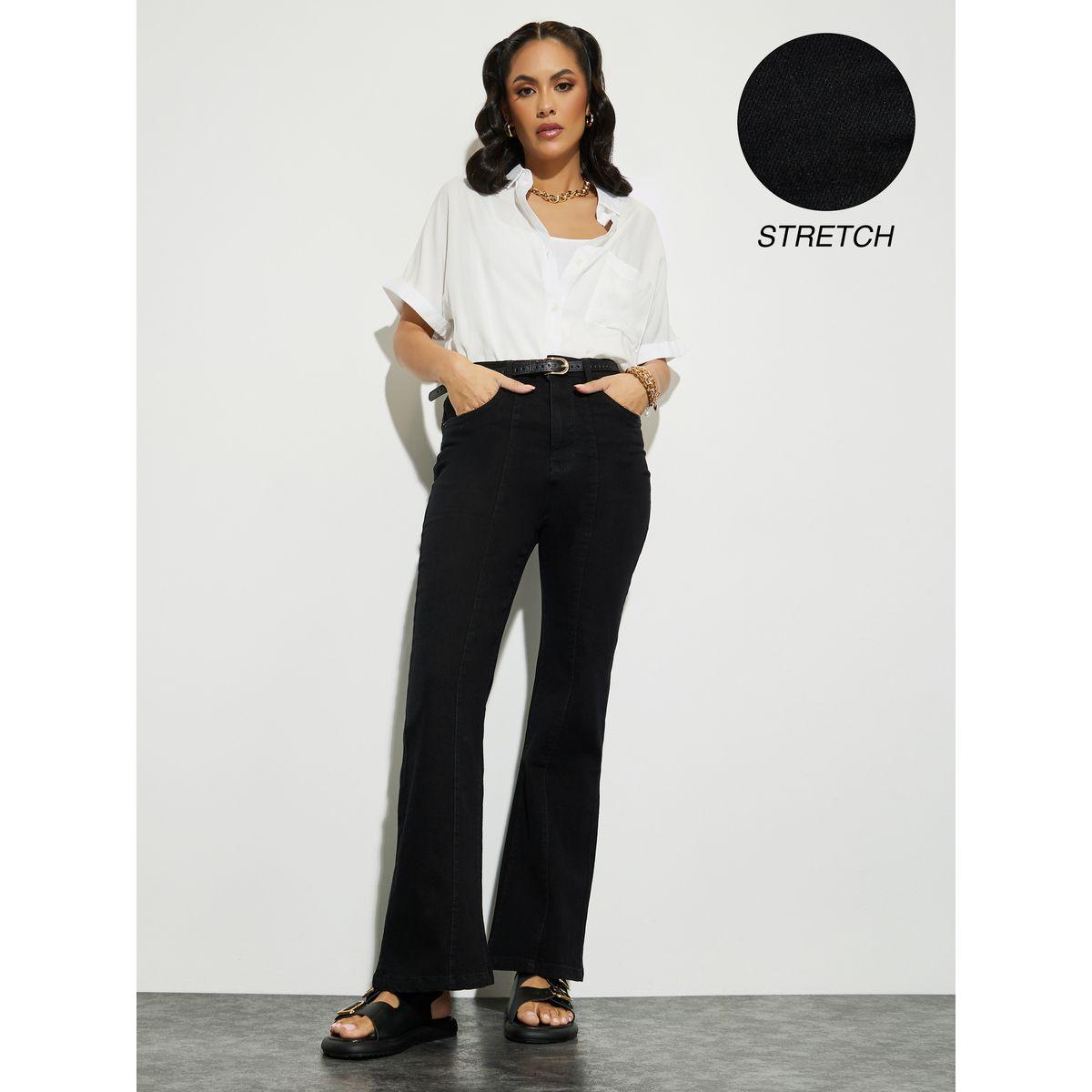 جينز بقصة واسعة مزين بدرزات-women-clothing-bottoms-jeans-image-1