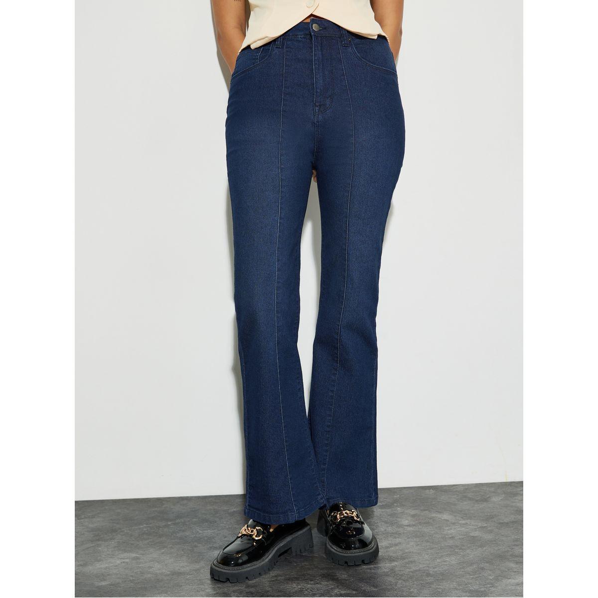 جينز بتداخل درزات وخصر عالي-women-clothing-bottoms-jeans-image-2