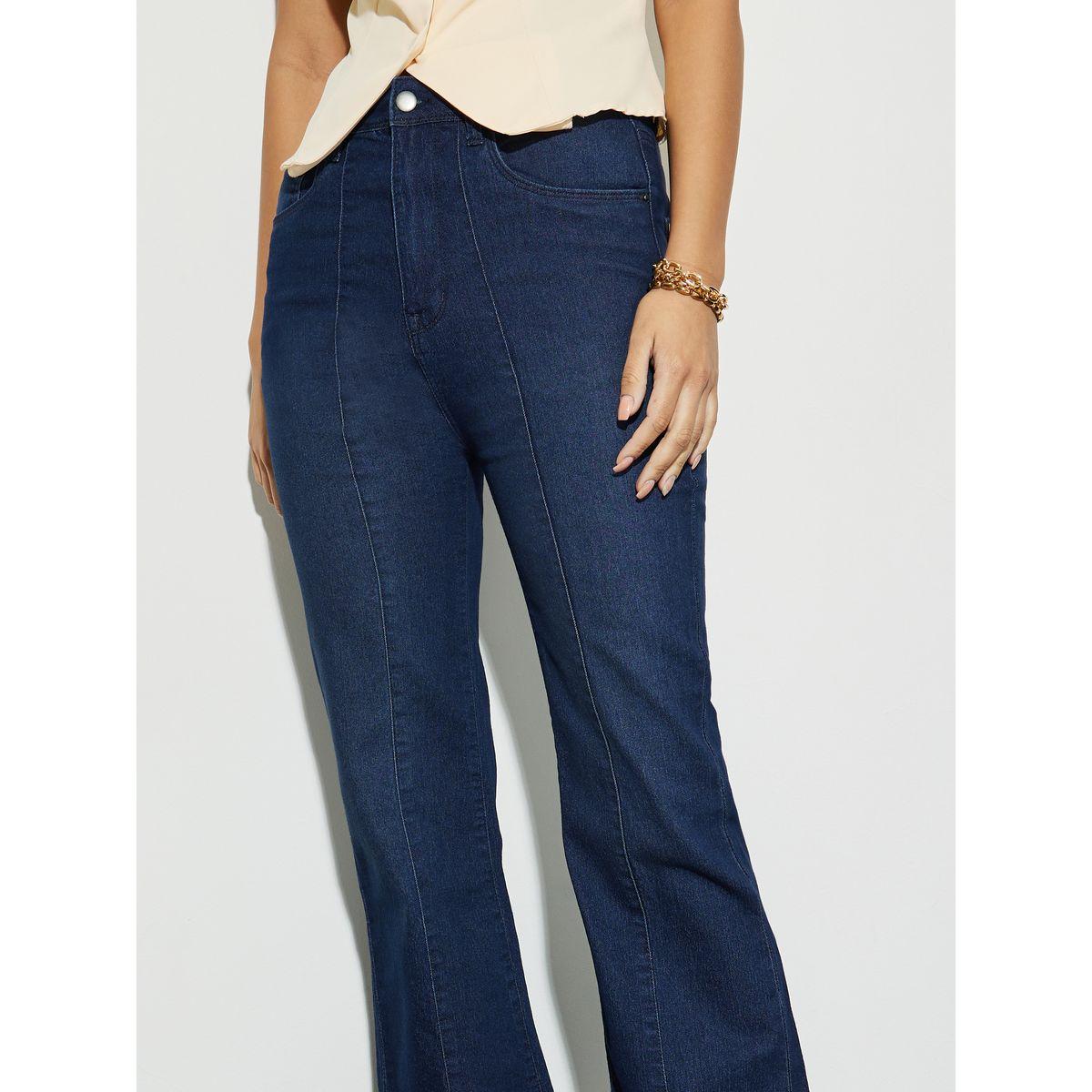 جينز بتداخل درزات وخصر عالي-women-clothing-bottoms-jeans-image-3