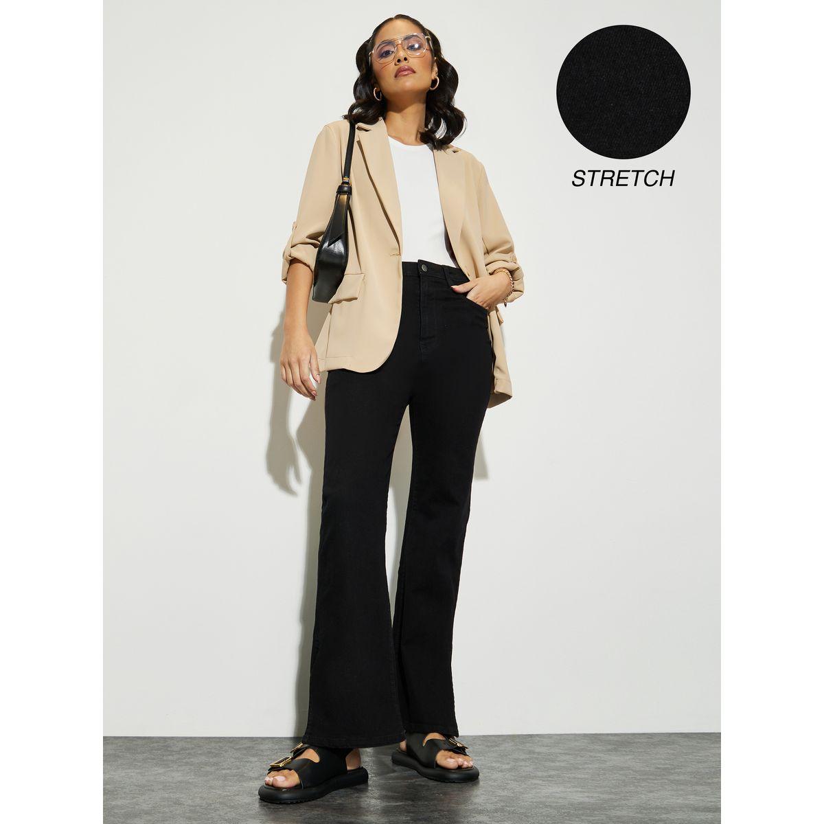 Styli High Rise Side Slit Flared Jeans-women-clothing-bottoms-jeans-image-1