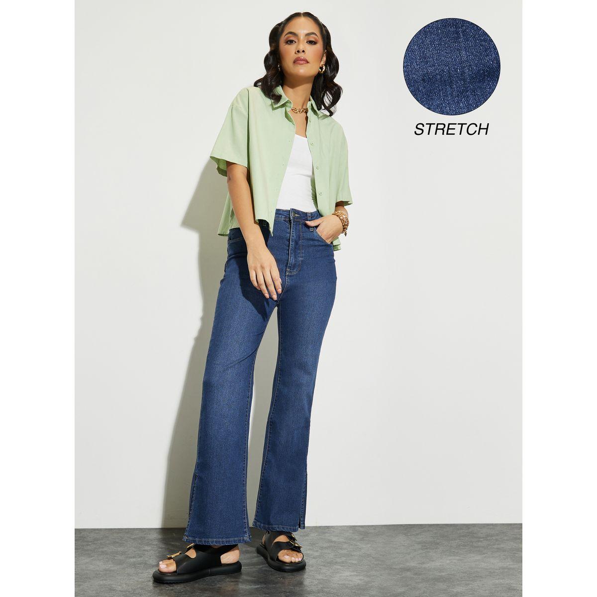جينز بخصر عالي وشق جانبي-women-clothing-bottoms-jeans-image-1