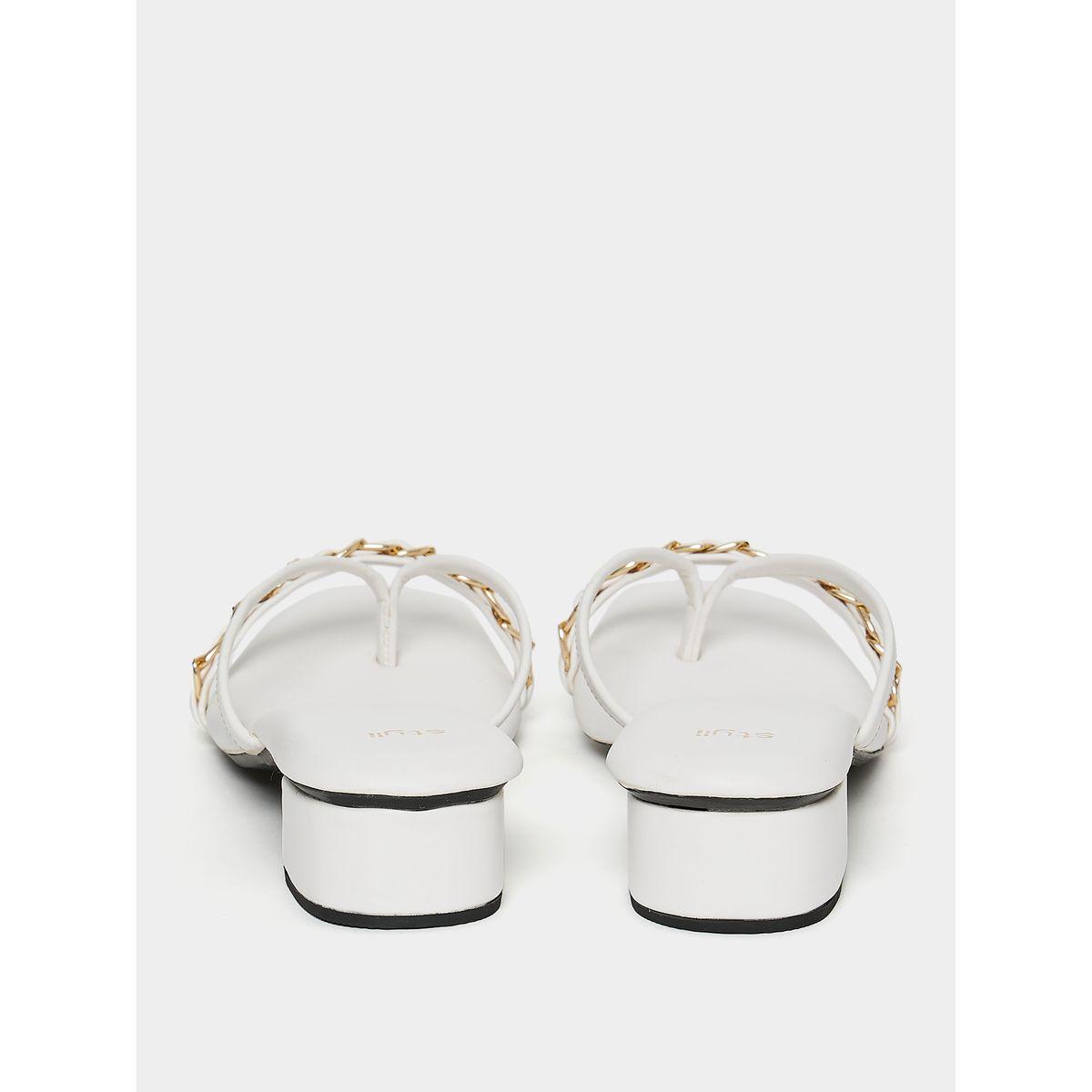 Styli Chain Detail Strap Sandal-women-shoes-sandals-flats-image-3