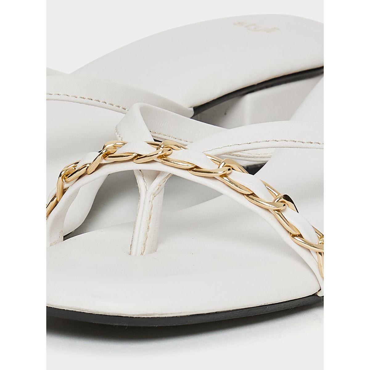 Styli Chain Detail Strap Sandal-women-shoes-sandals-flats-image-5