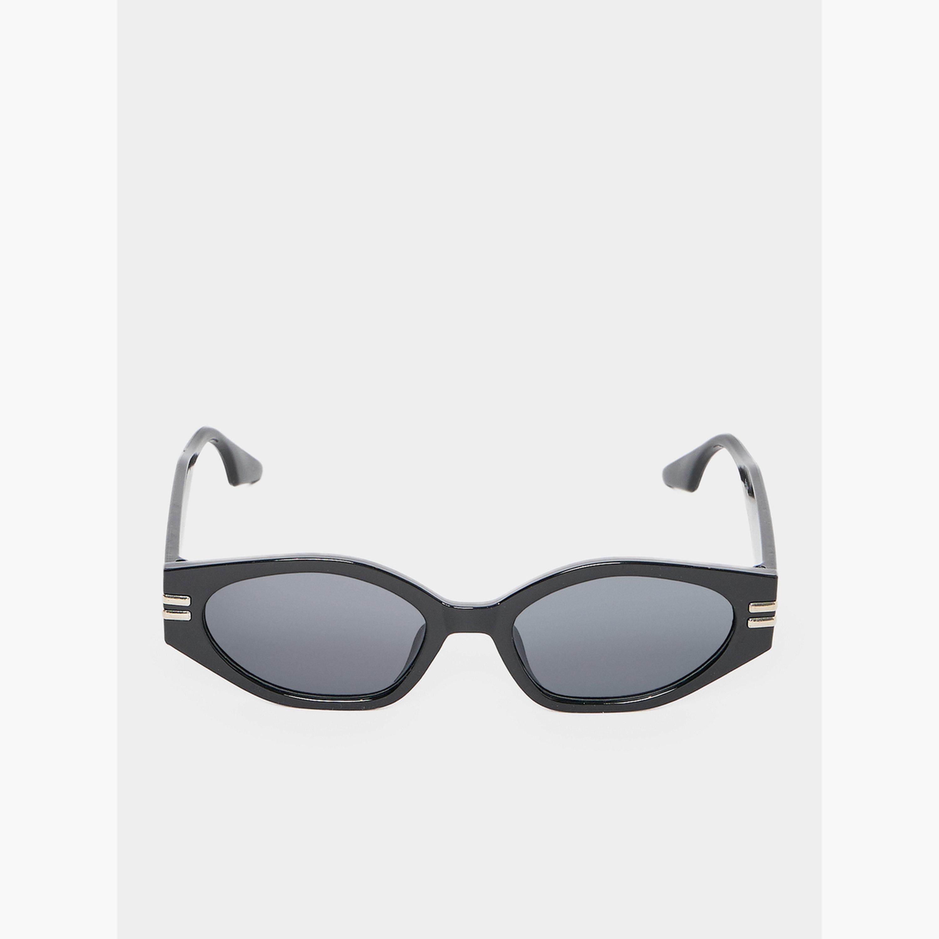 Styli Metal Detail Round Sunglasses-women-sunglasses-image-1