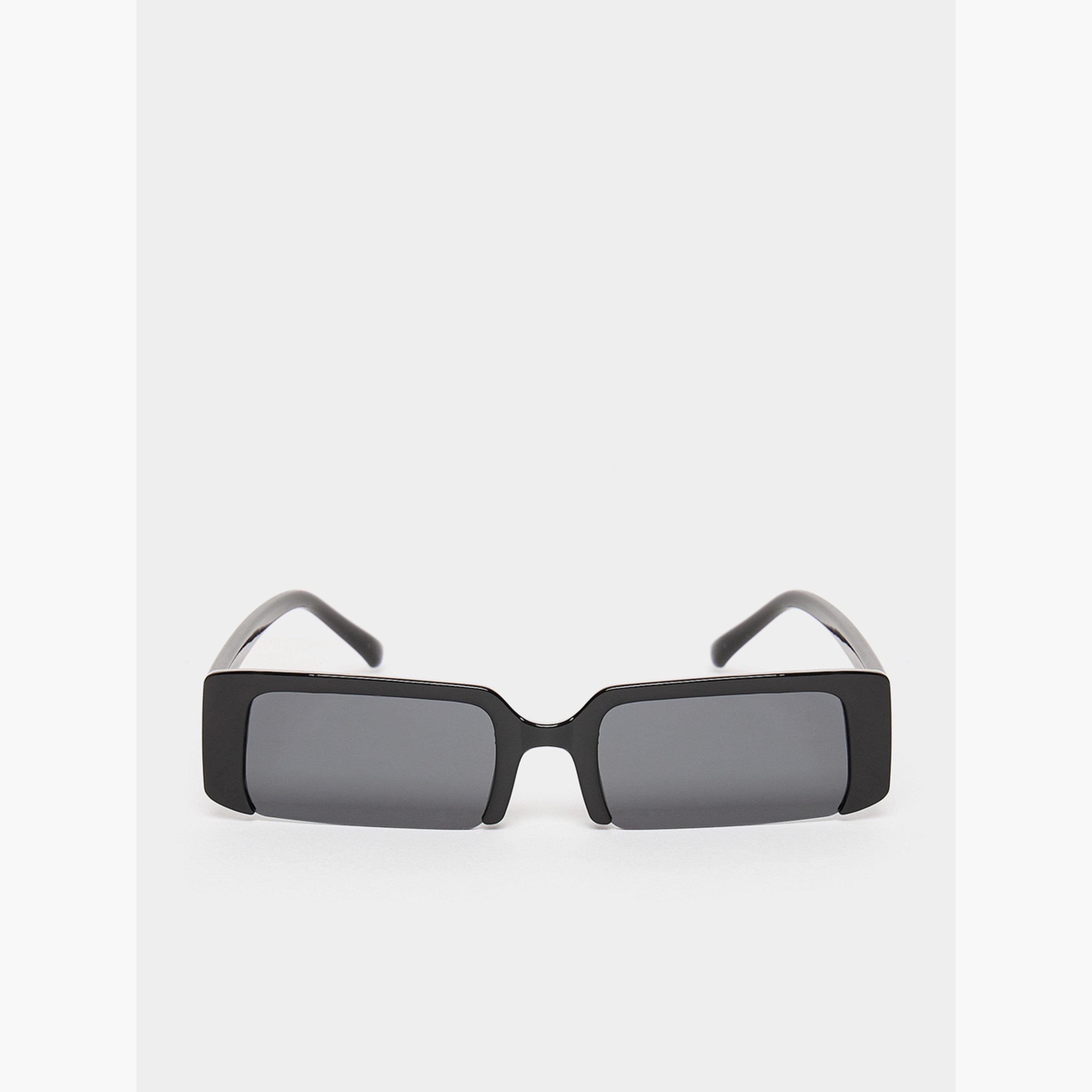 Styli Semi Rim Rectangular Frame Sunglasses-women-sunglasses-image-3