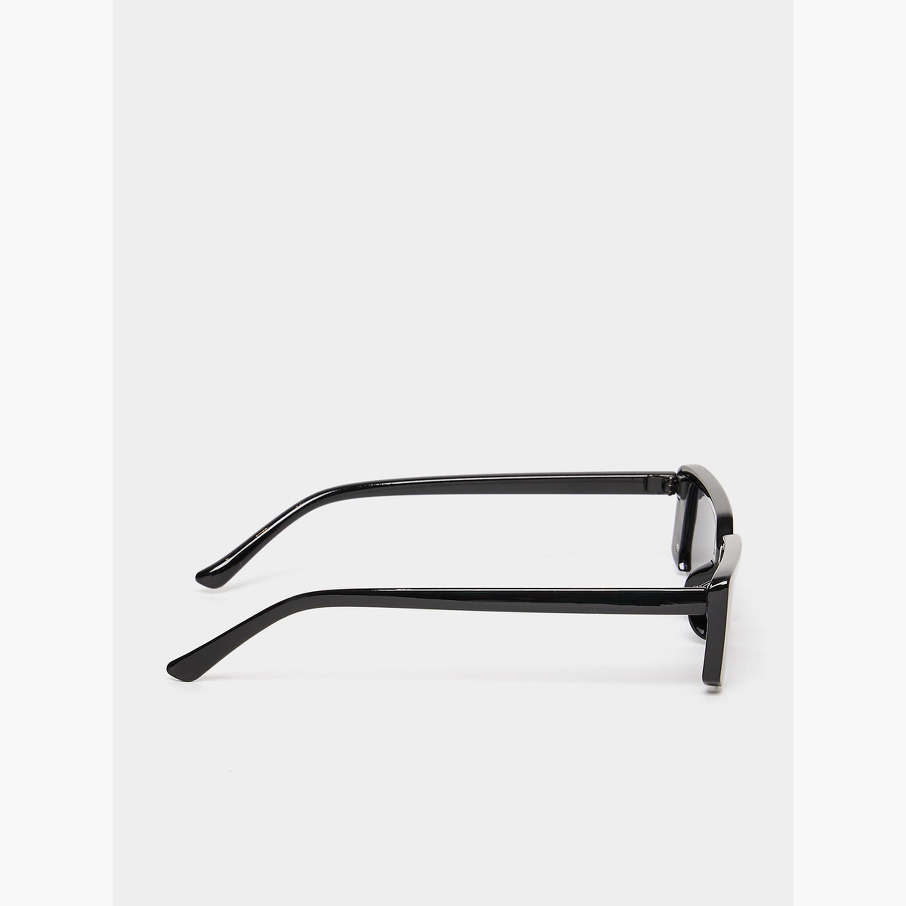 Styli Semi Rim Rectangular Frame Sunglasses-women-sunglasses-image-4