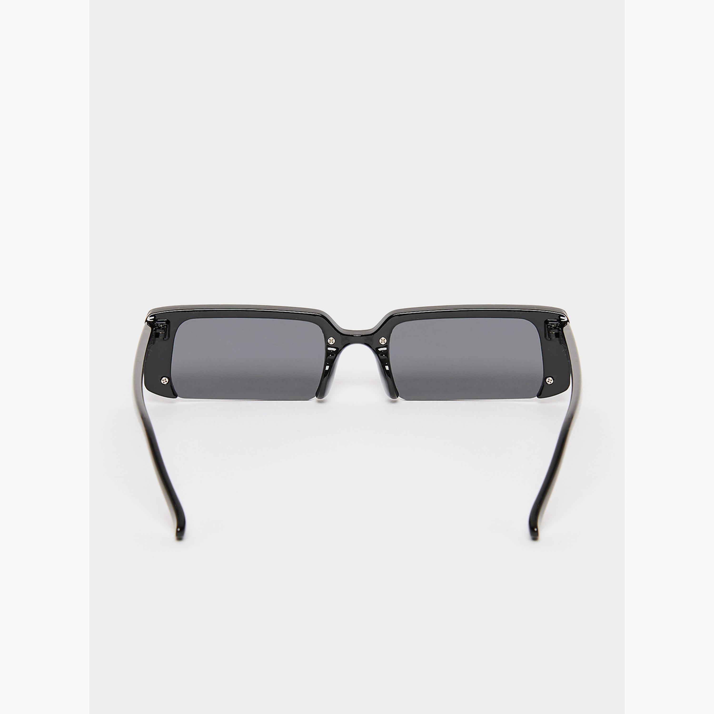 Styli Semi Rim Rectangular Frame Sunglasses-women-sunglasses-image-5