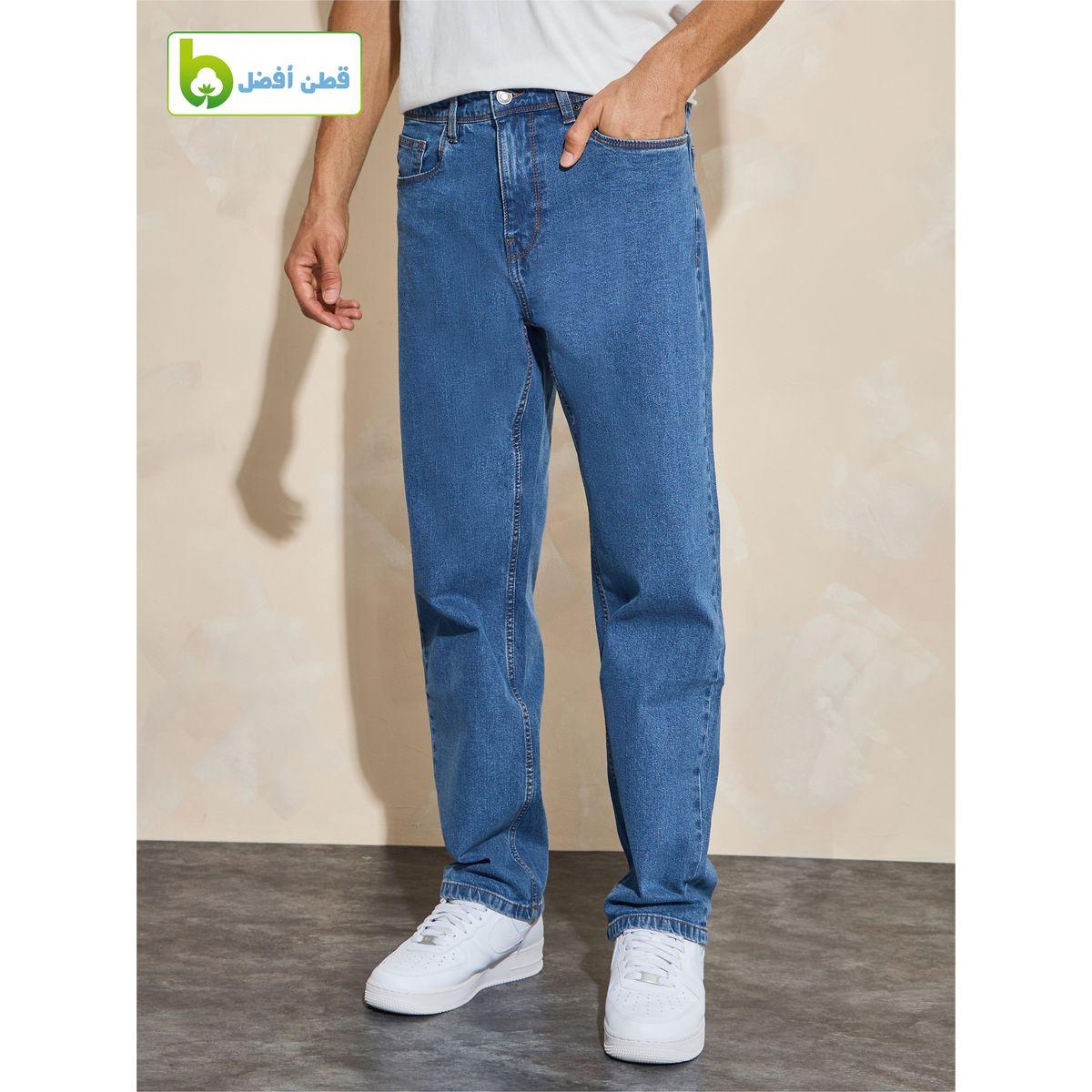 Styli Cotton Stretch 5-Pocket Relaxed Fit Jeans-men-clothing-bottoms-jeans-image-6
