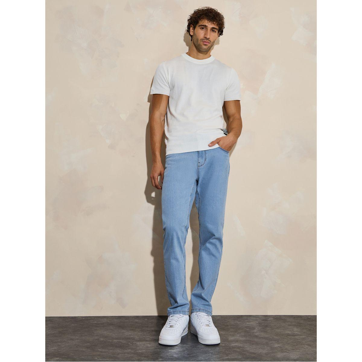 Styli Cotton Stretch 5-Pocket Regular Fit Jeans-men-clothing-bottoms-jeans-image-2