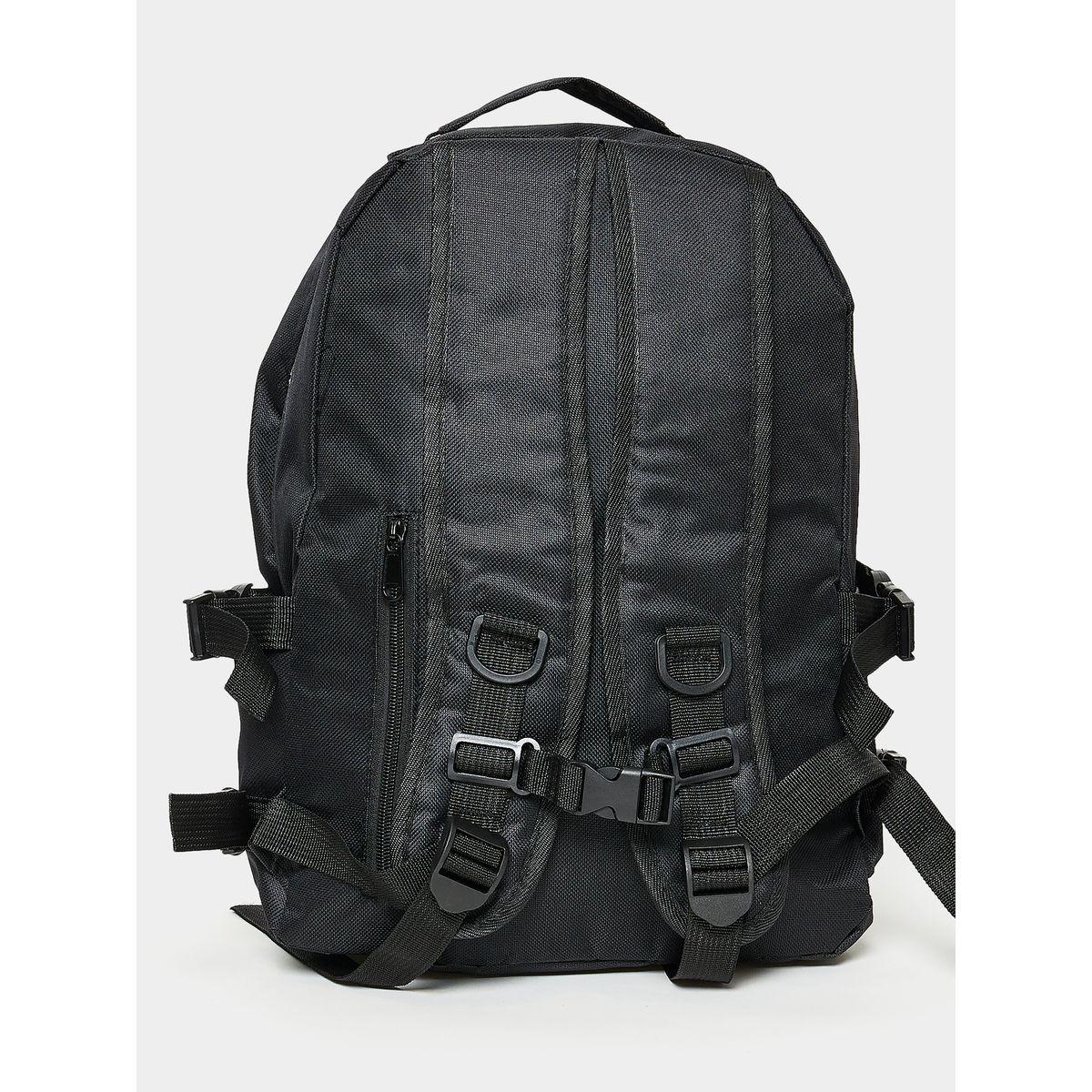 Styli Buckle Detail Solid Backpack-women-bagsandwallets-backpacks-image-3